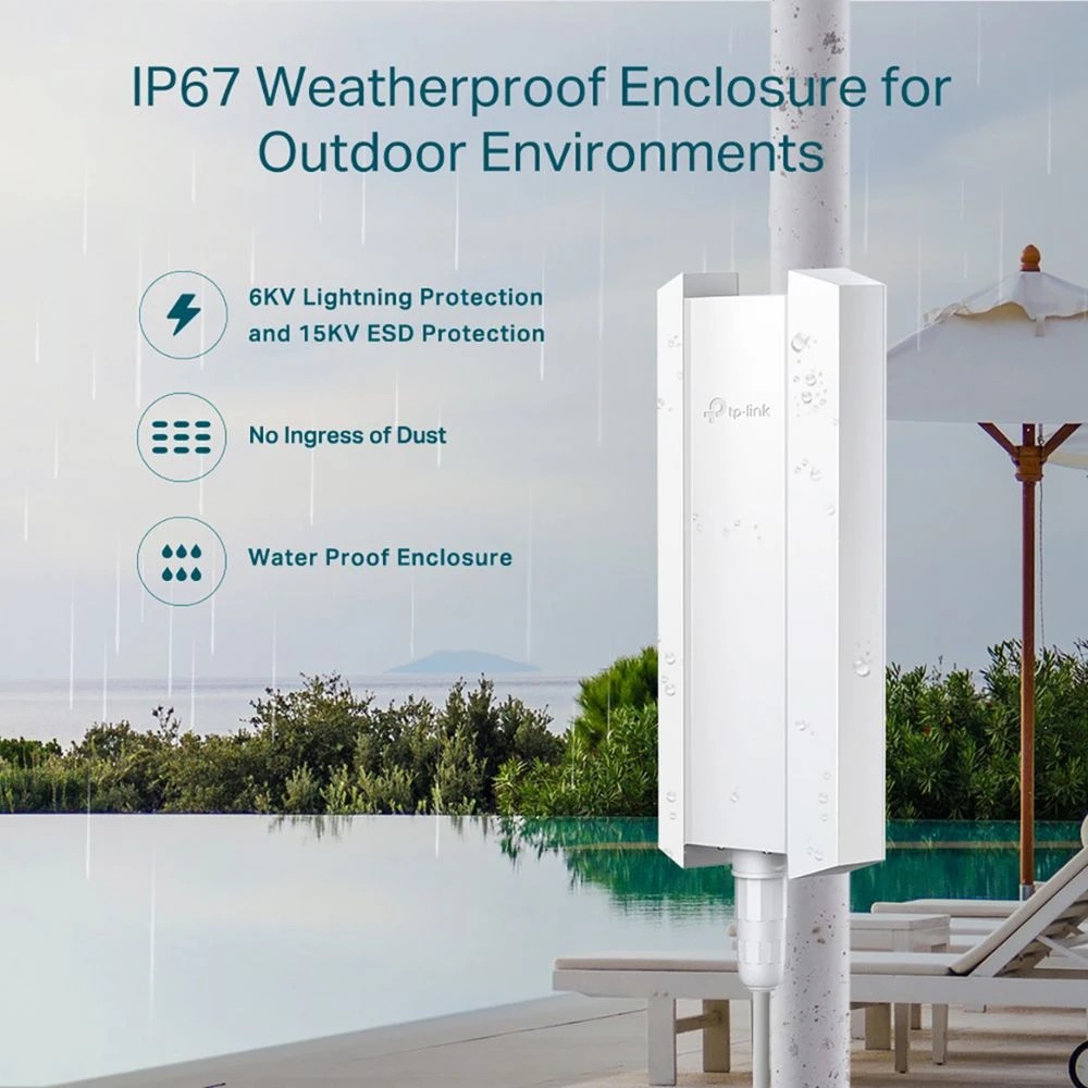 7 TP Link AX3000 Indoor/Outdoor WiFi 6 Access Point, 7 of 8