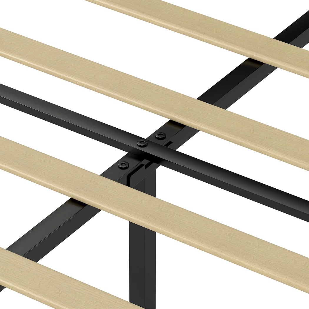 6 Levede Queen Size Bed Frame Upholstered, 6 of 8