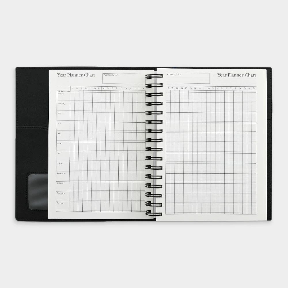 4 Collins Debden Vanessa A5 Day-to-Page Undated Diary Black, 4 of 8