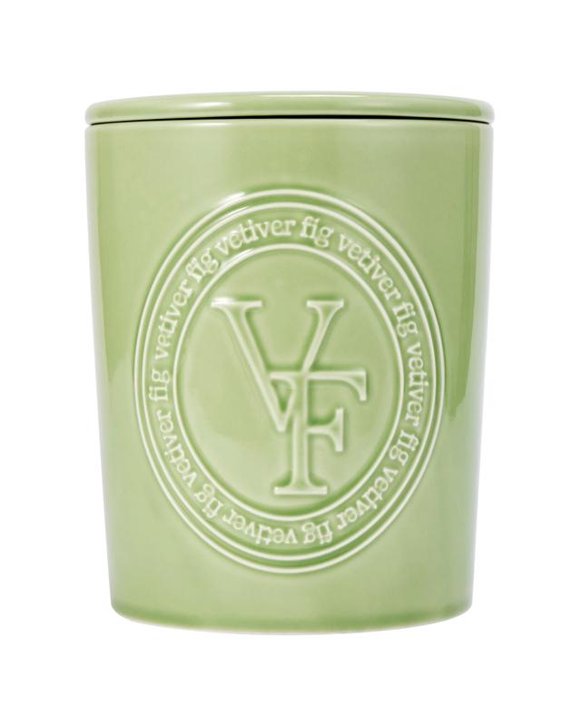 XL Vetiver Fig Soy Wax Ceramic Ca