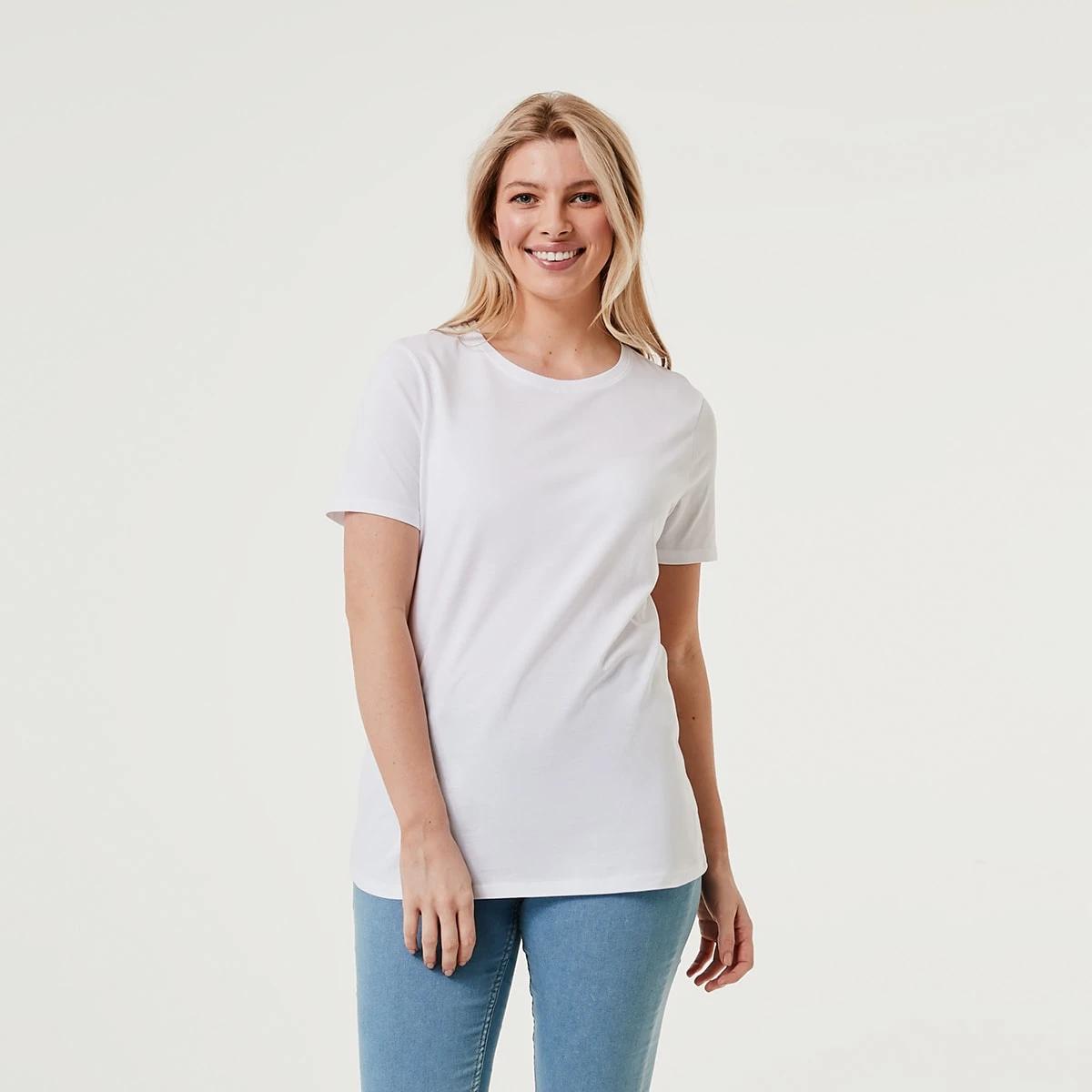 1 Basic T-shirt WHITE, 1 of 4
