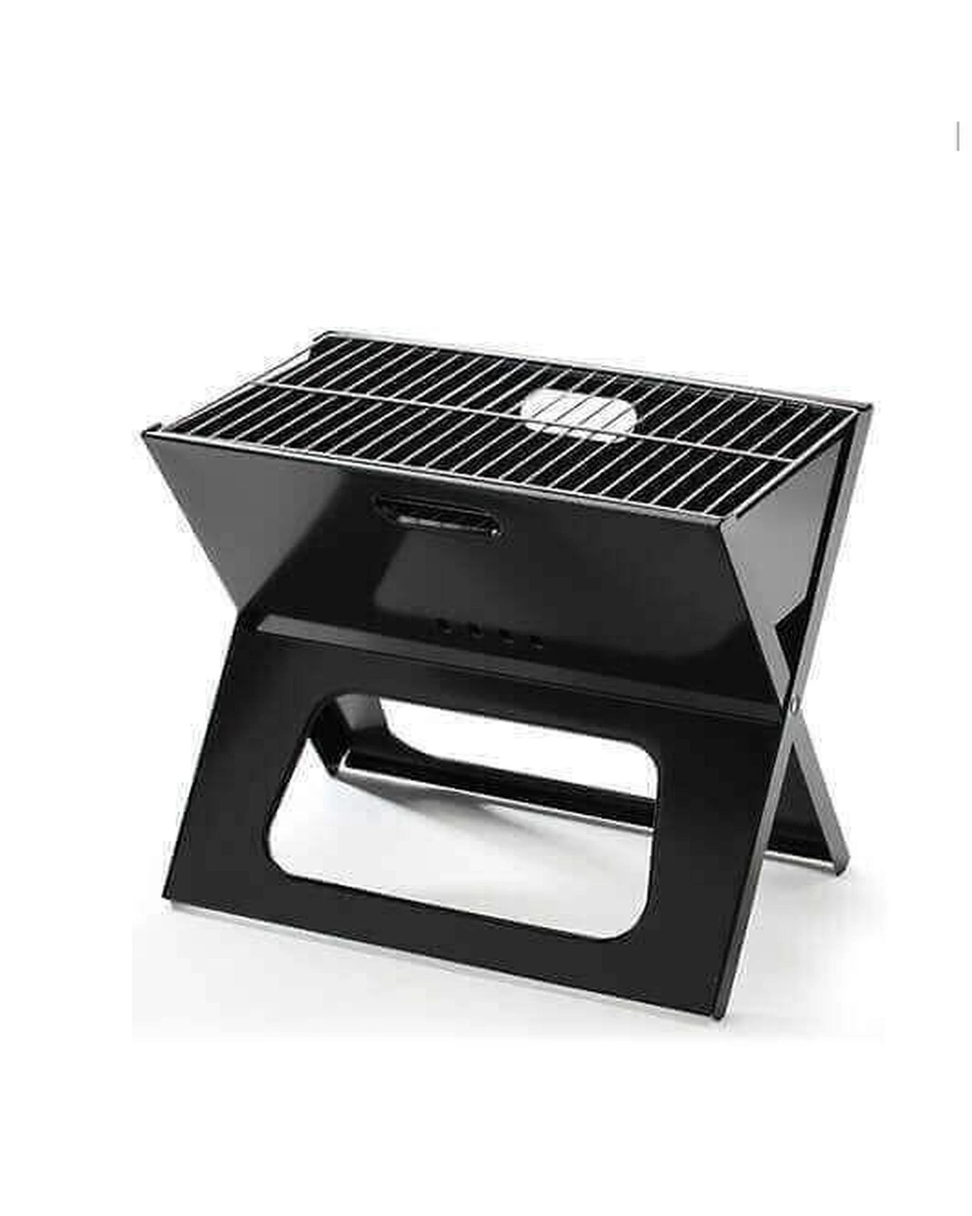 3 Outdoor Central Portable Folding Charcoal BBQ 49.5cm x 30cm, 3 of 7