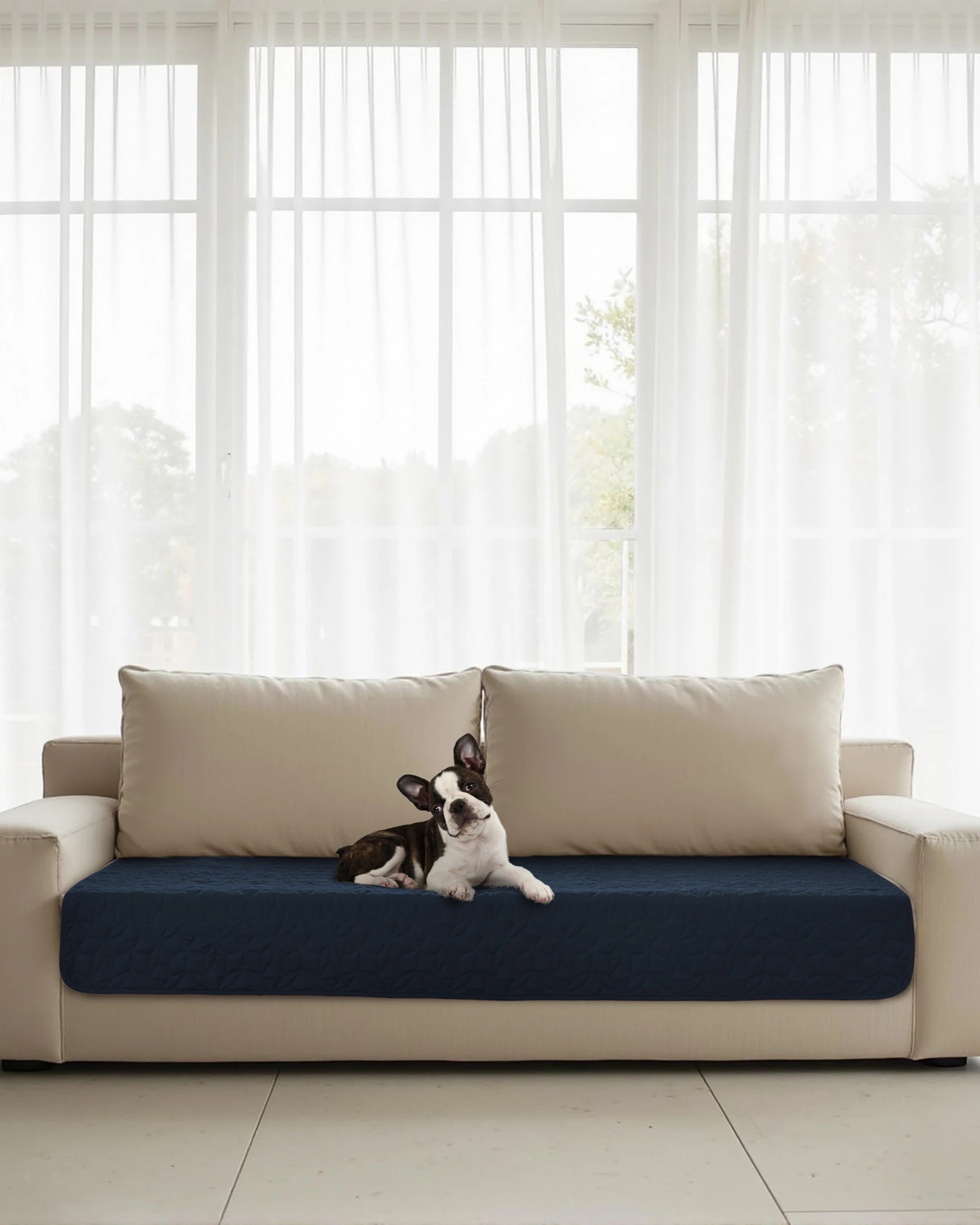 2 Charlie's Sofur Waterproof Dog 2-Seater Couch Cover Protector 76x178cm - Midnight Blue, 2 of 10