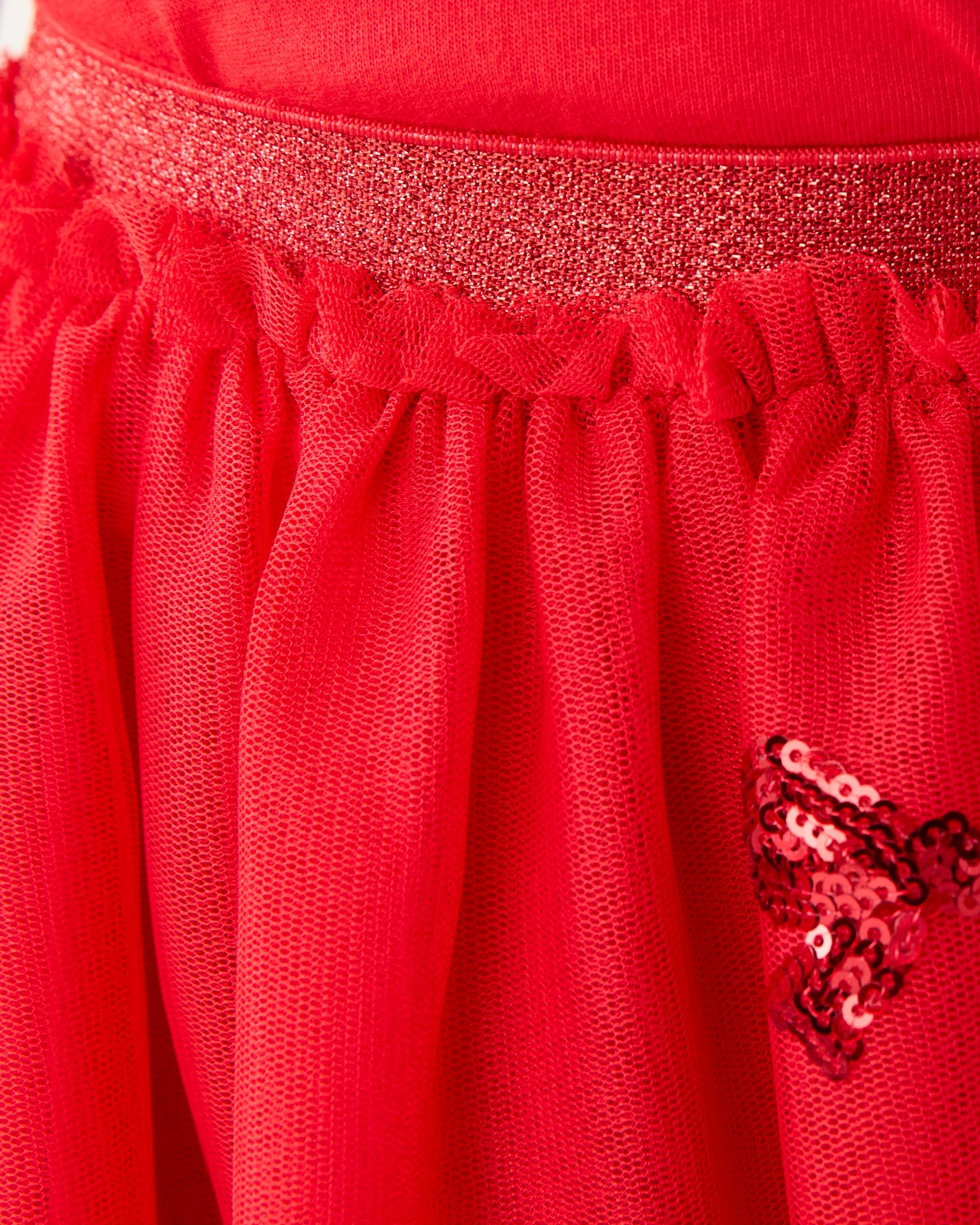 3 Christmas Tutu Skirt Strawberry, 3 of 6