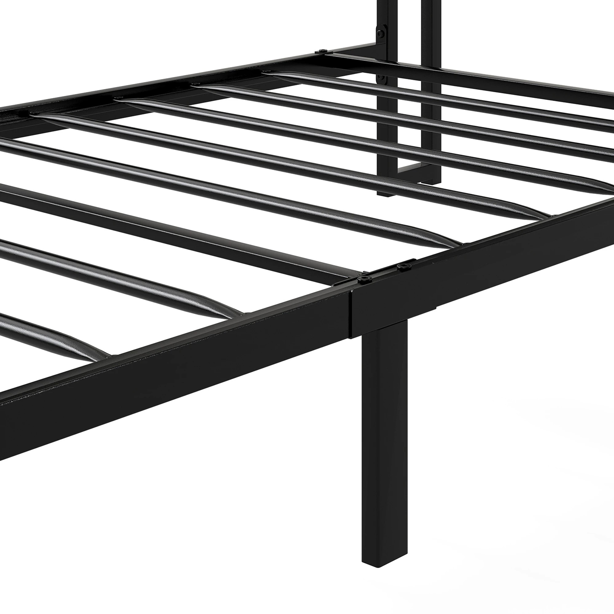 6 Levede Single Bed Frame with LED USB and Storage Bedhead, 6 of 9