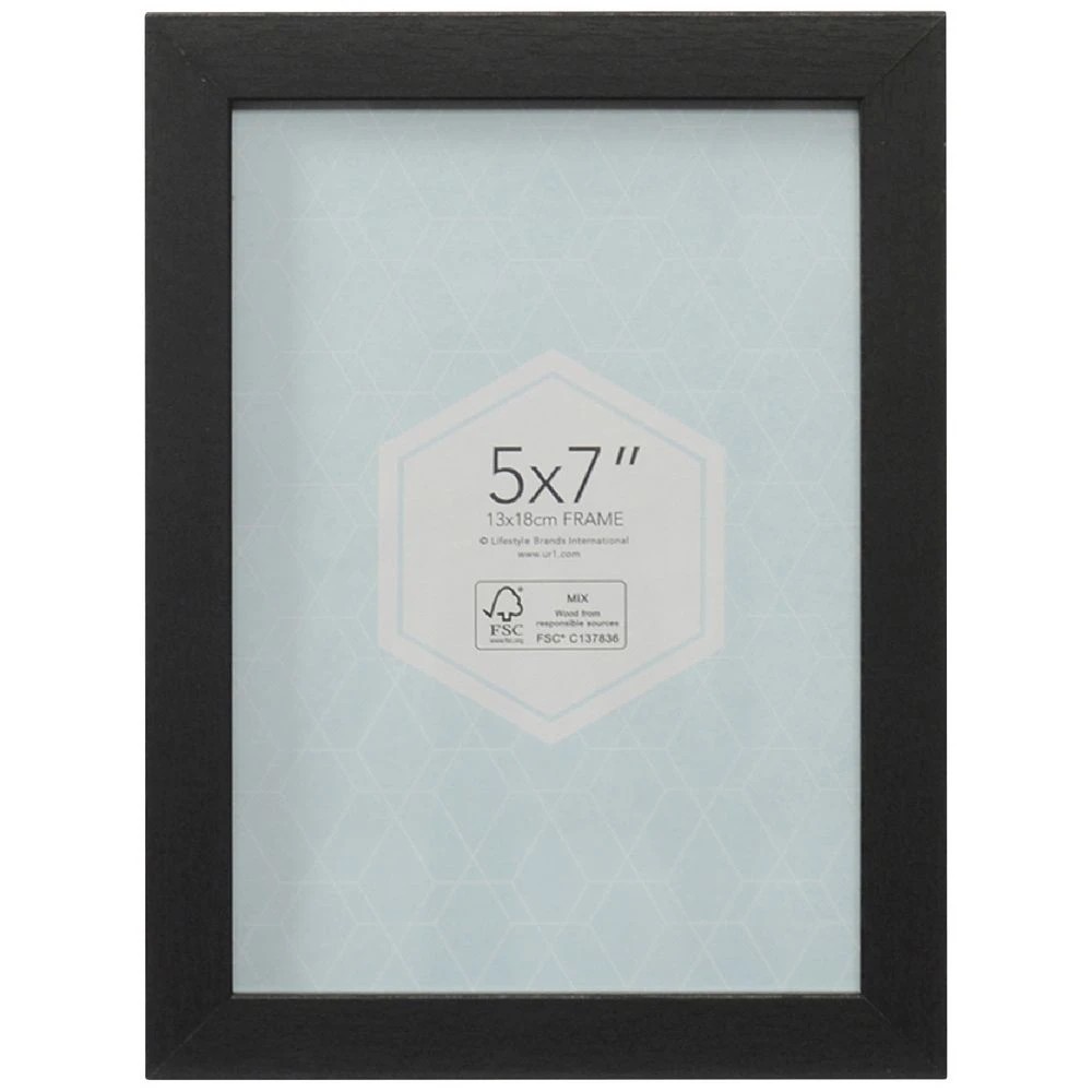 1 Promenade 5x7" Frame Black, 1 of 4