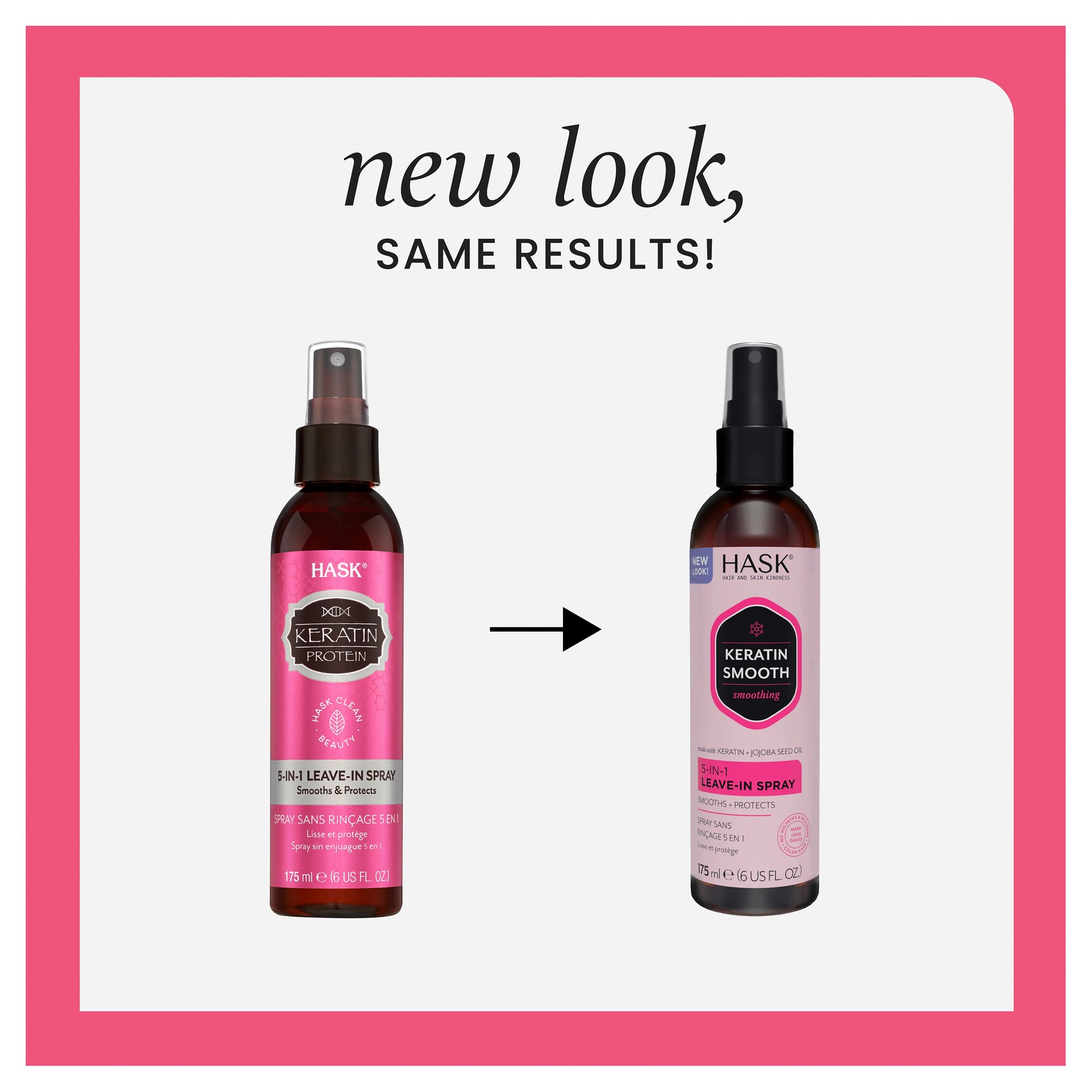 4 Target HASK Keratin Smooth 5-in-1 Leave-in Spray 175ml - Keratin and Jojoba Seed Oil - Multi, 4 of 10