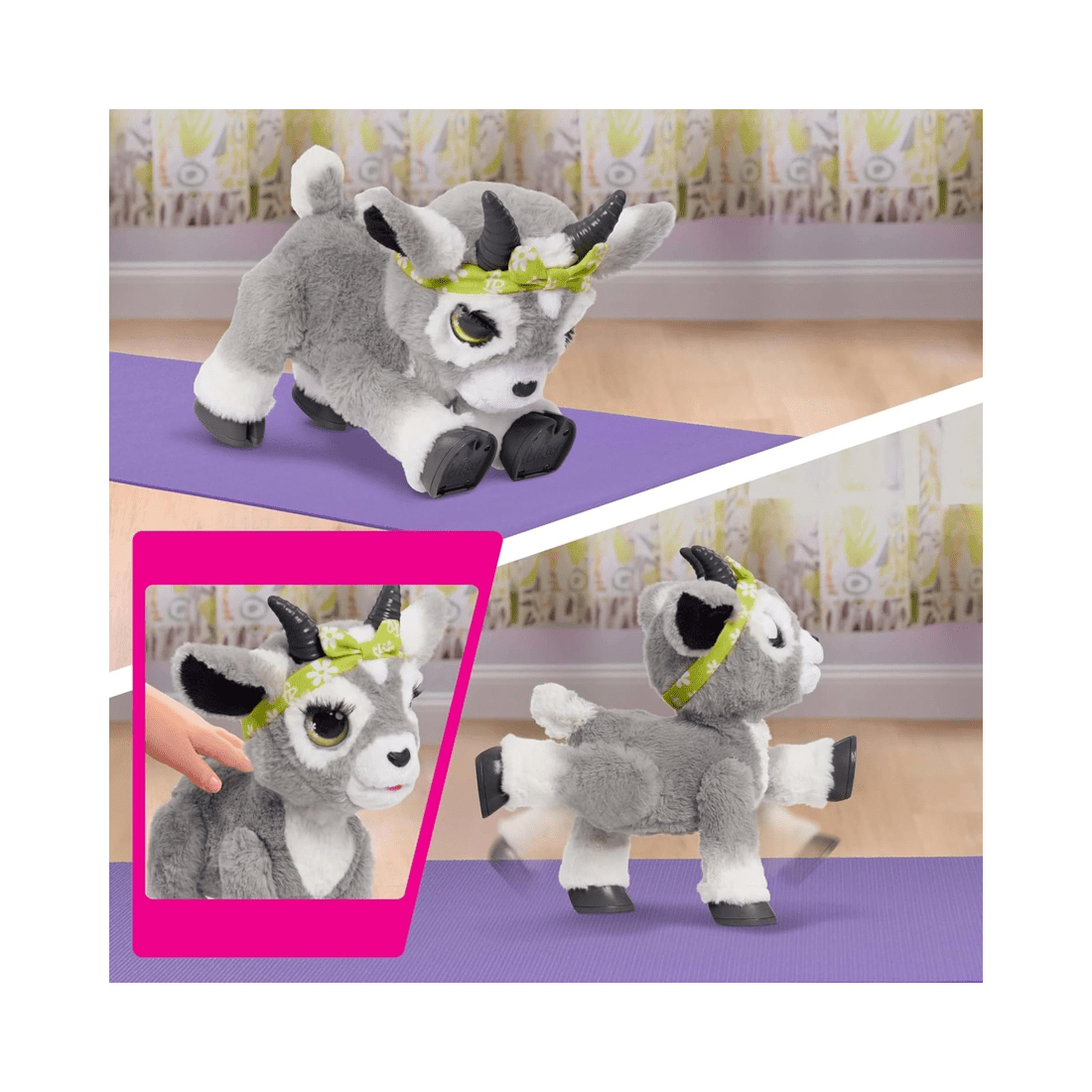 3 Hasbro FurReal Daisy The Yoga Goat, 3 of 6