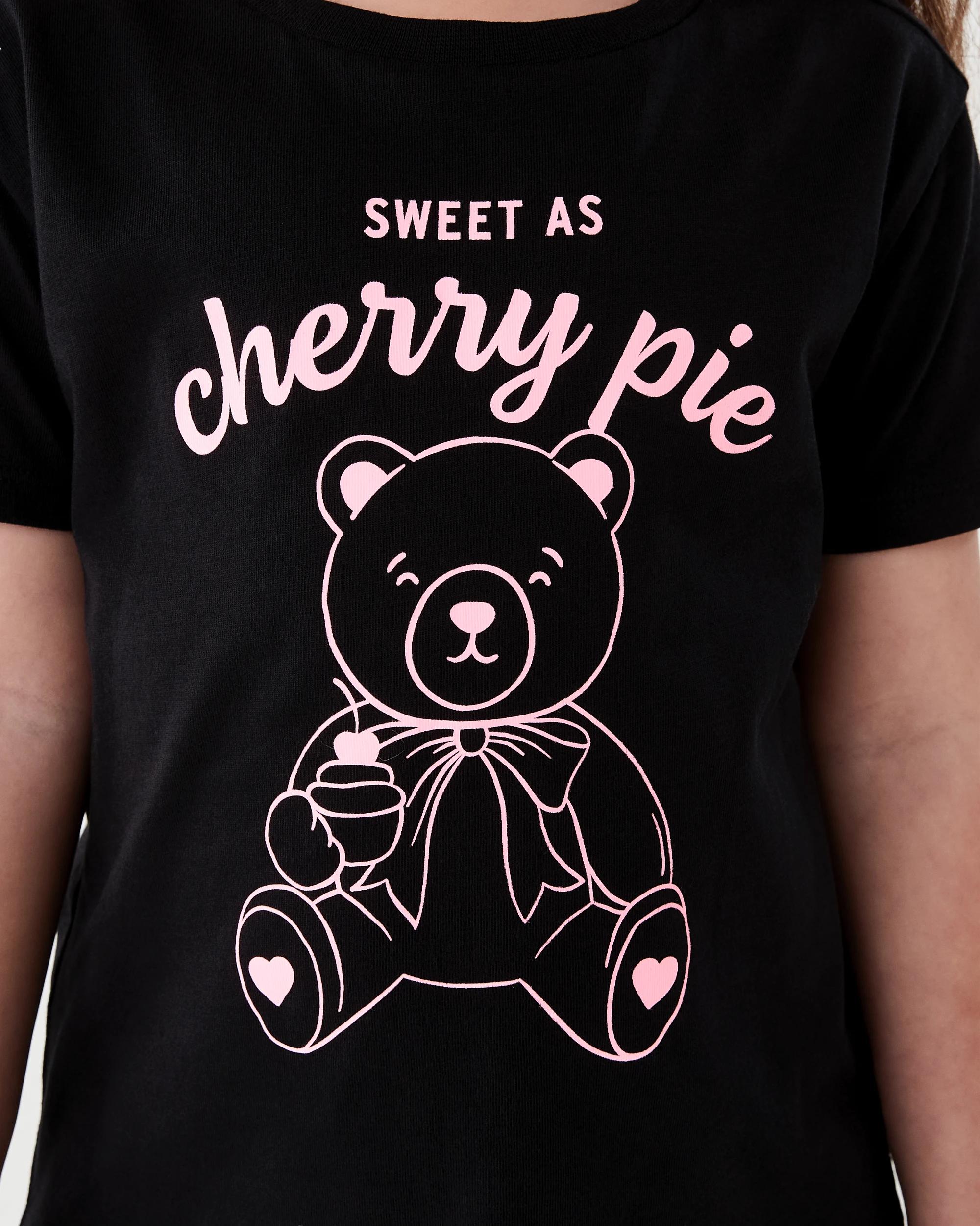 5 Print T-shirt Blk Bear, 5 of 7