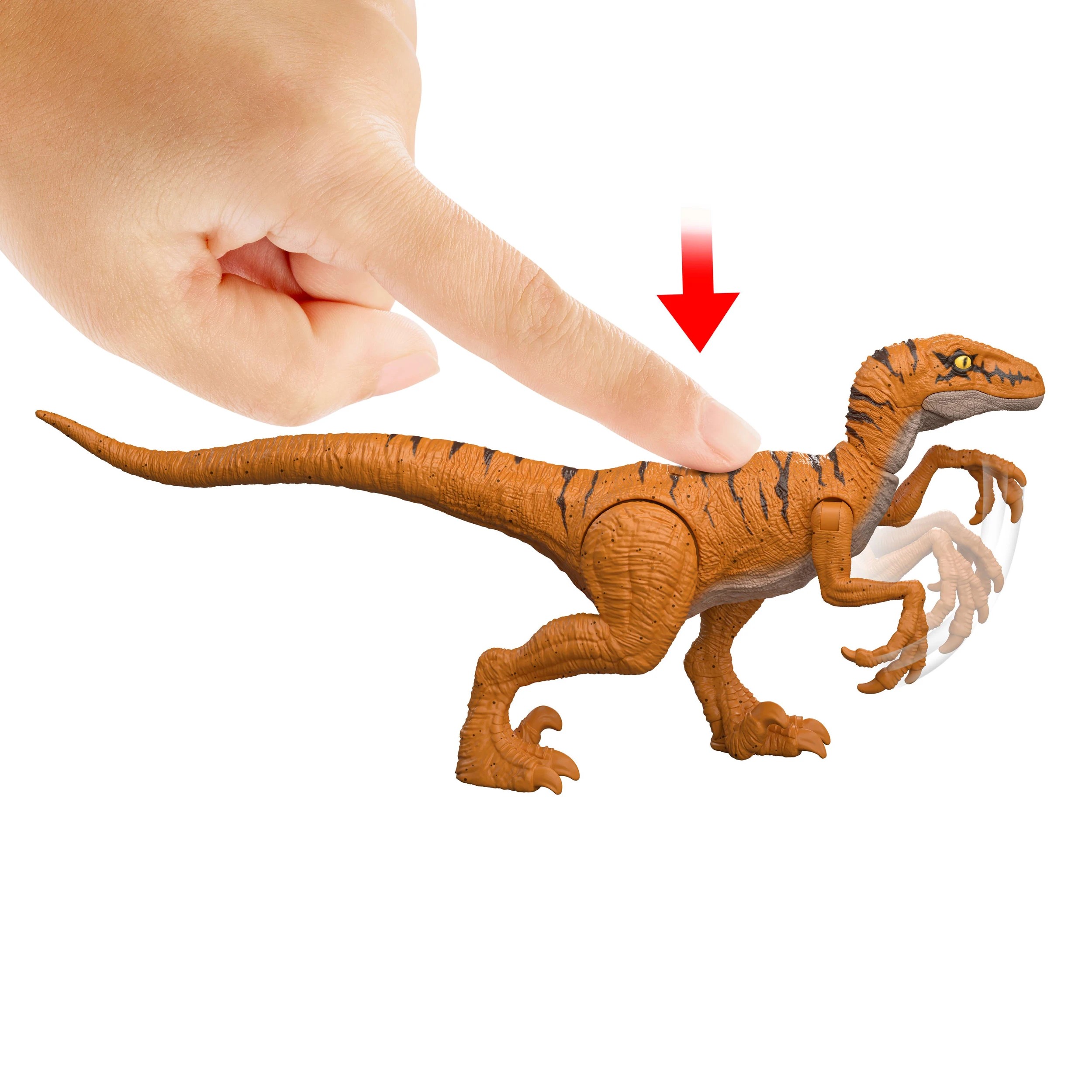 5 Jurassic World Jurassic Park I, II and III Velociraptor Trilogy Set, 5 of 7