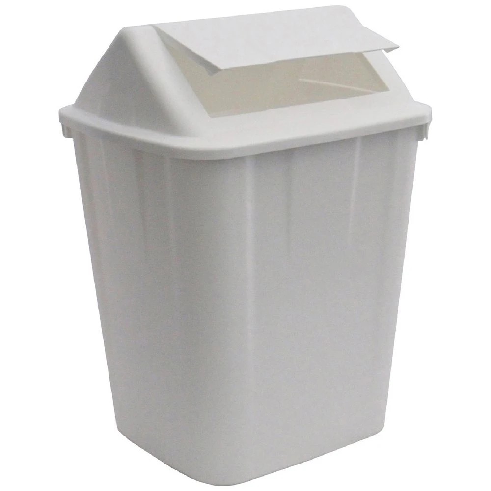 1 Italplast 32L Swing Top Tidy Bin White, 1 of 1