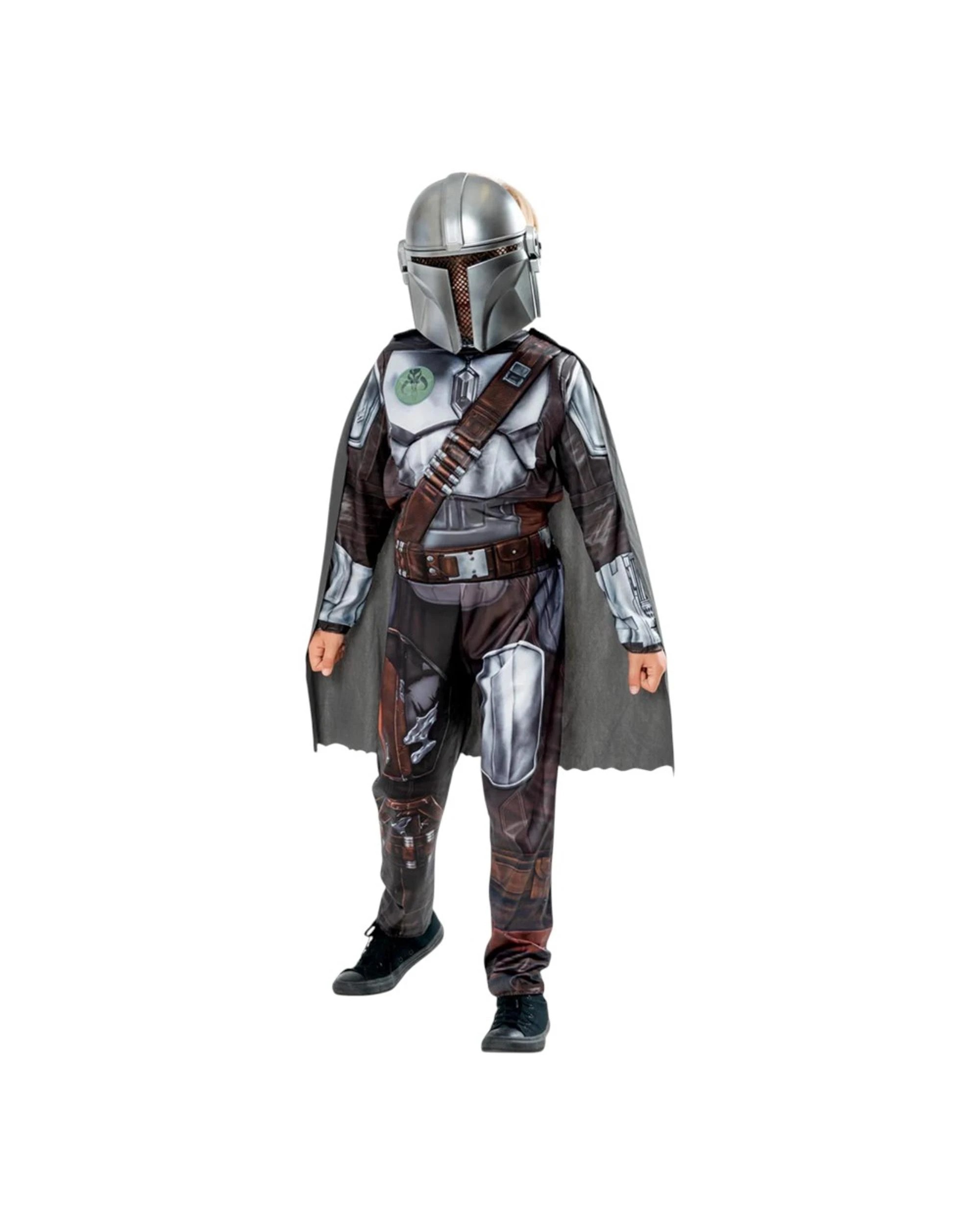 1 Star Wars The Mandalorian Deluxe Child Costume Size 9-10 Years, 1 of 3
