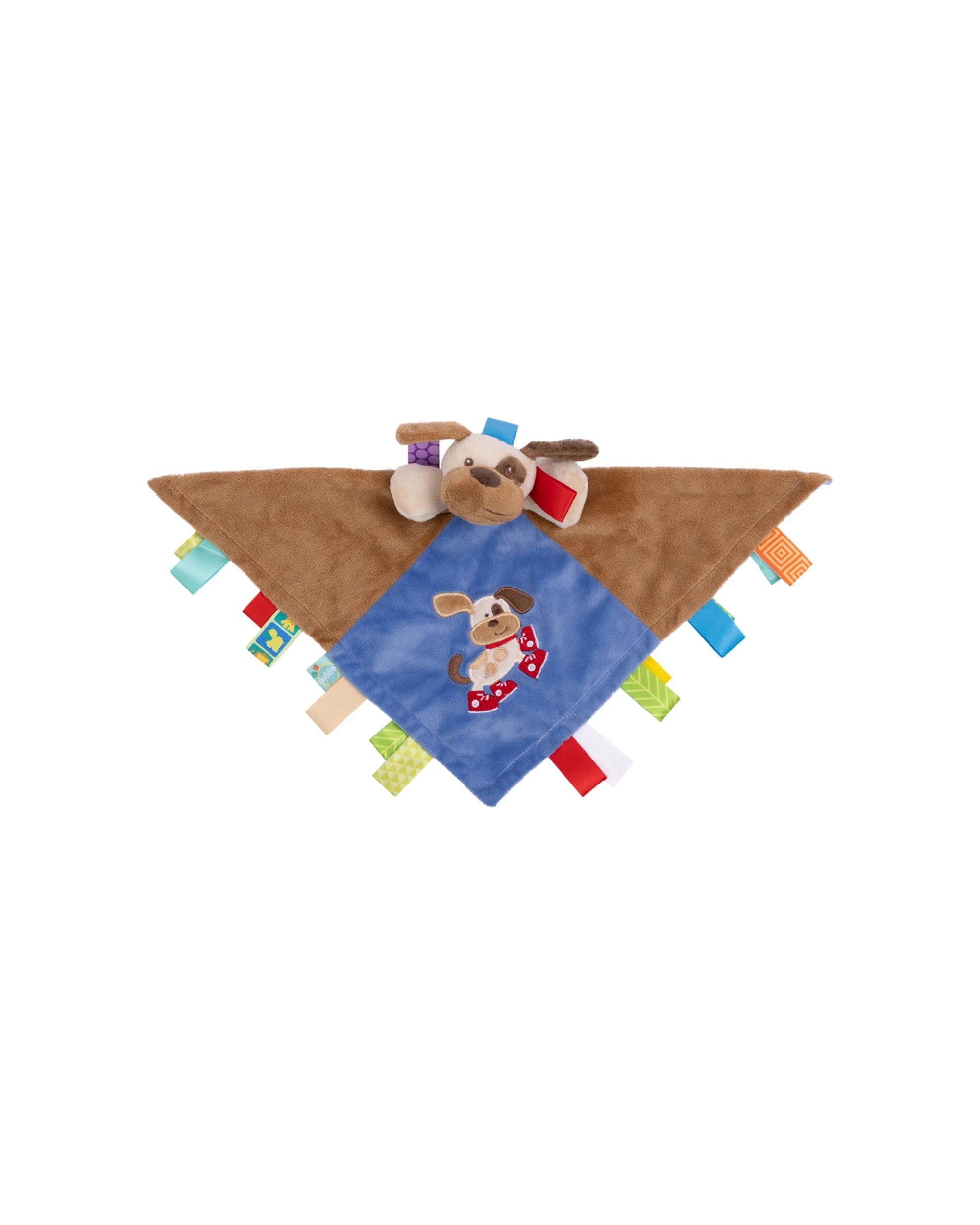 2 Mary Meyer 2PK Taggies Buddy Dog Character Blanket 33x33cm Baby - Multi, 2 of 6