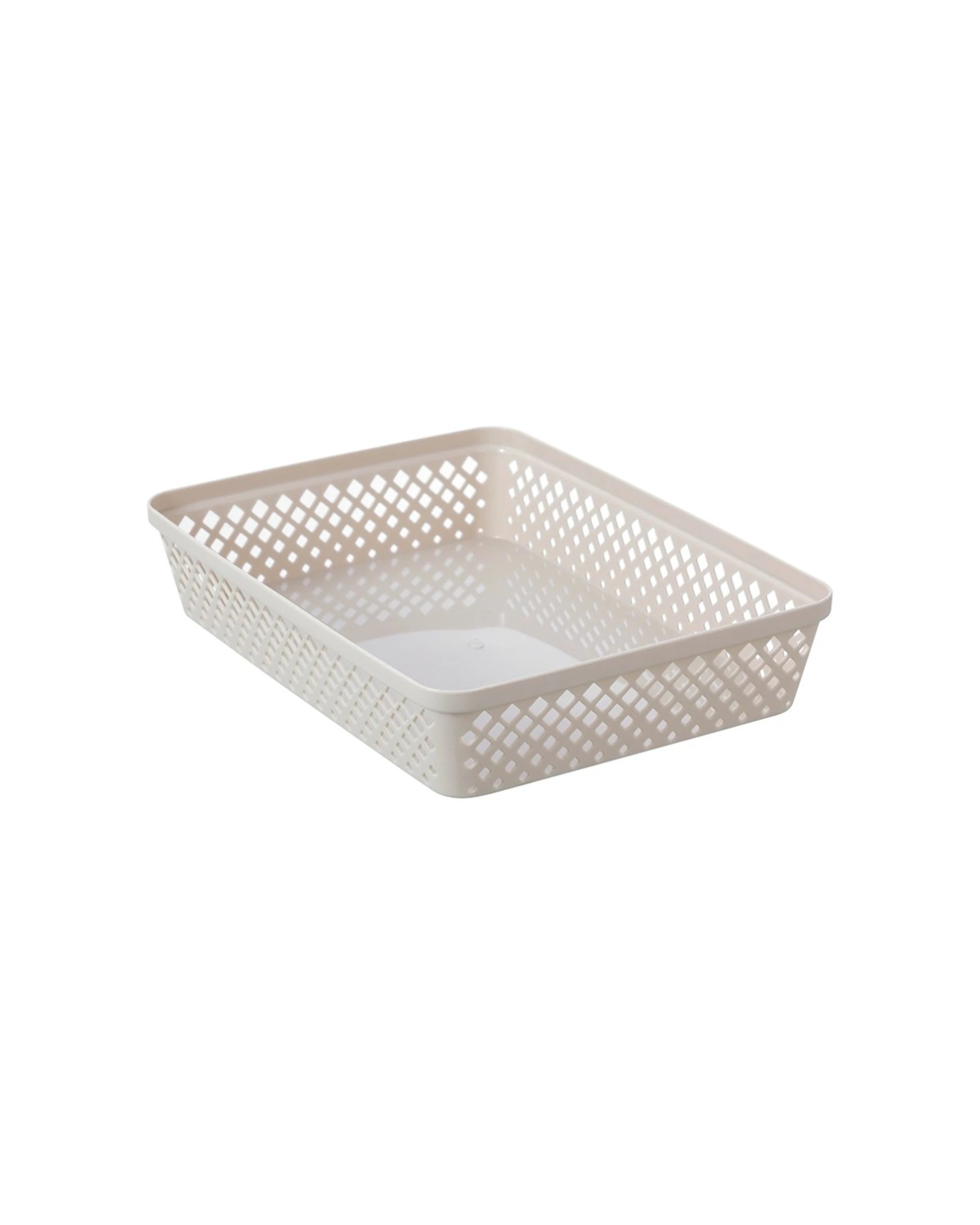 2 Boxsweden 9PK Diamond Tray Home Organiser Storage Container - Beige, 2 of 5
