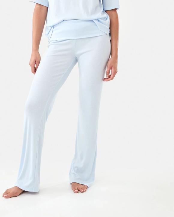 Folded Waist Comfort Rib Pants