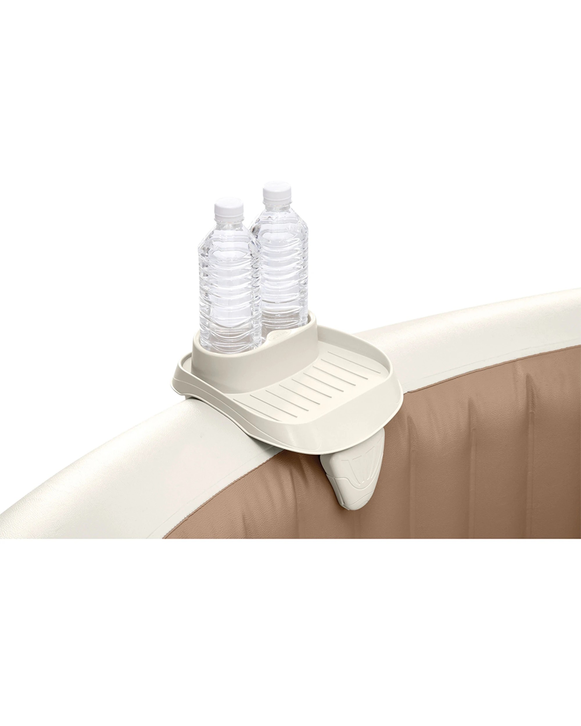 3 Intex 2PK Tray Cup Holder For PureSpa Inflatable Hot Tub - Beige, 3 of 6