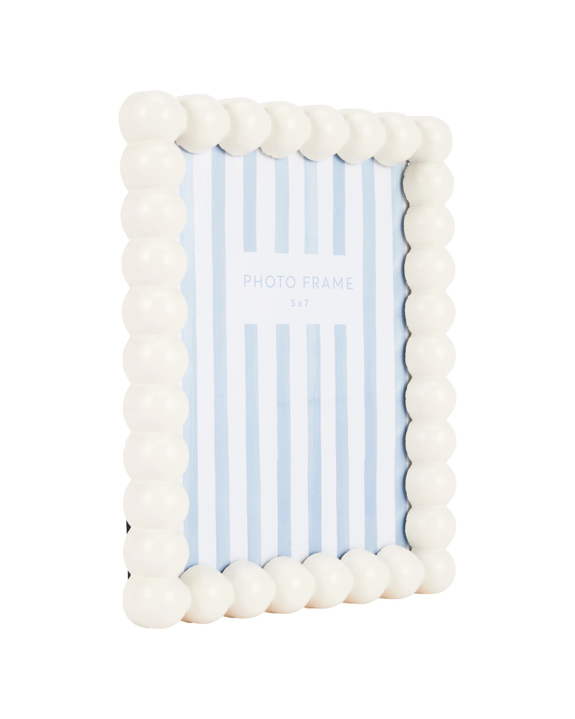 2 Bobbin Photo Frame - 5in. x 7in., Cream, 2 of 5