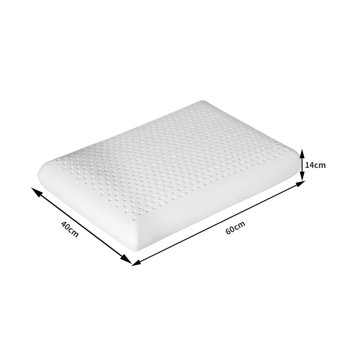 3 Dreamz 2 Pack Latex Pillows, 3 of 4