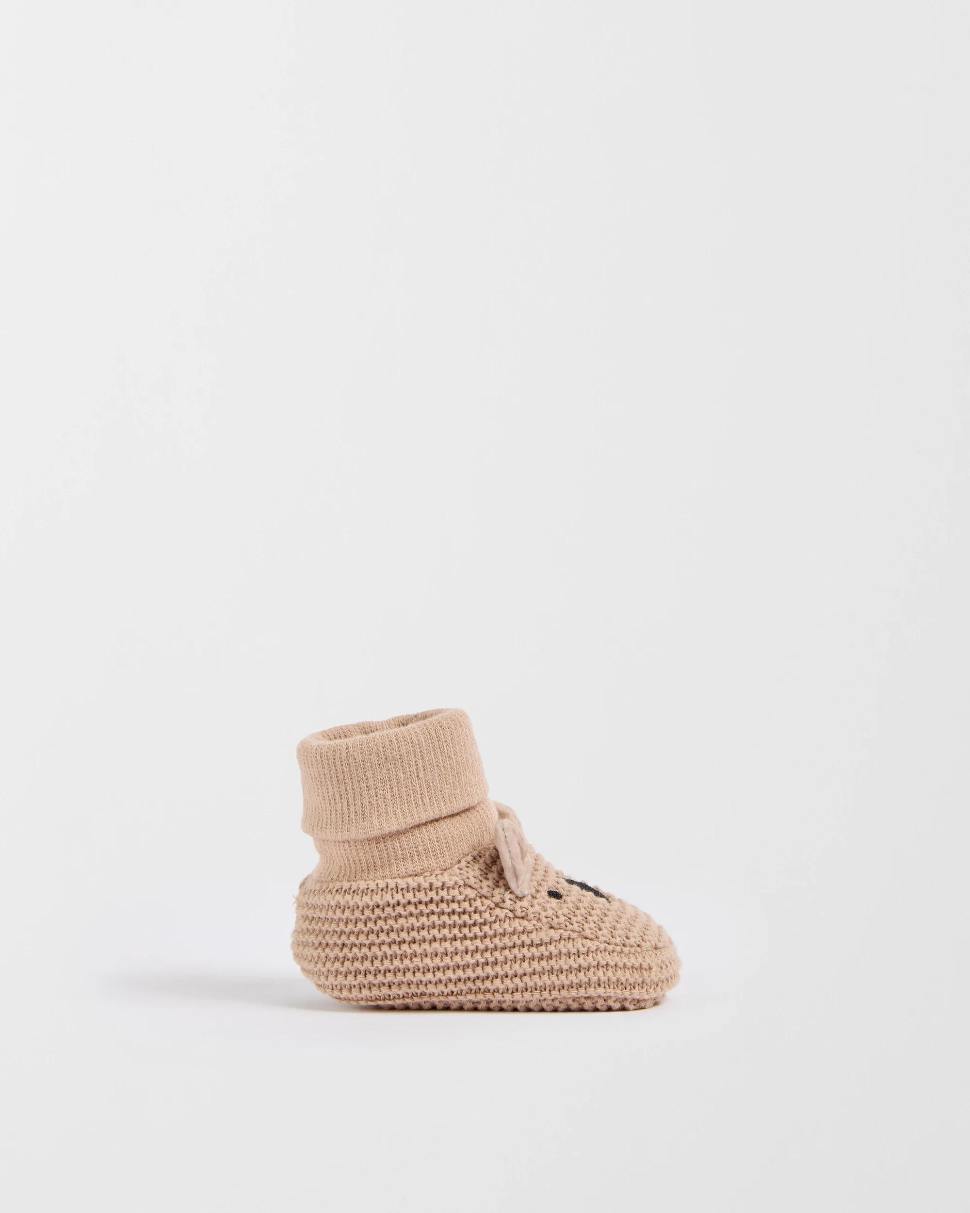 1 Target Baby Baby Australian Cotton Blend Crochet Bootie KOALA, 1 of 3