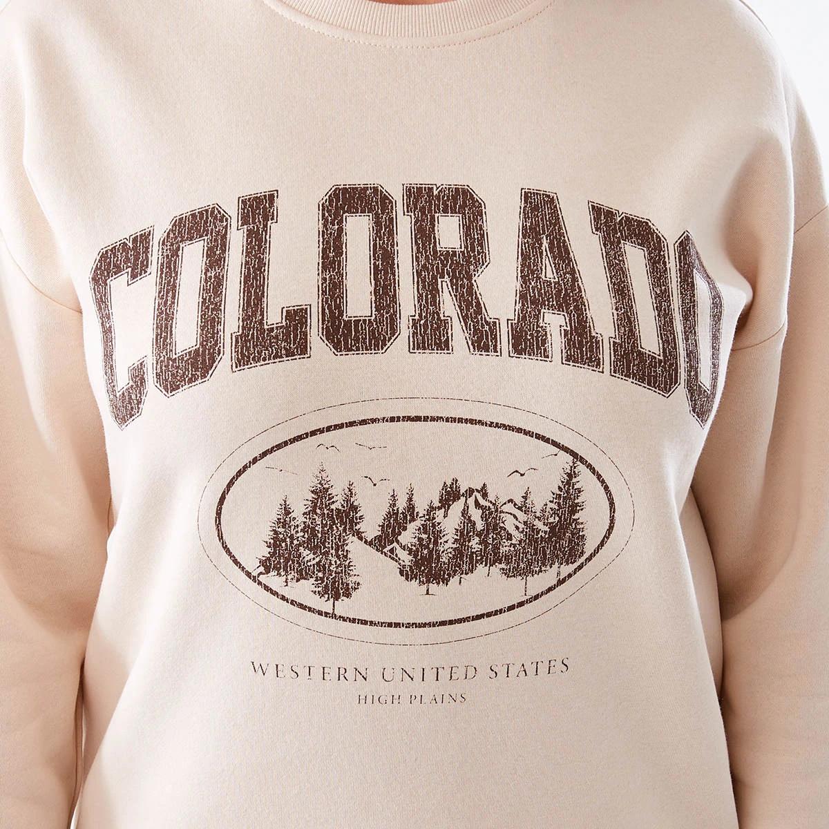 6 Long Sleeve Print Sweatshirt Colorado, 6 of 7