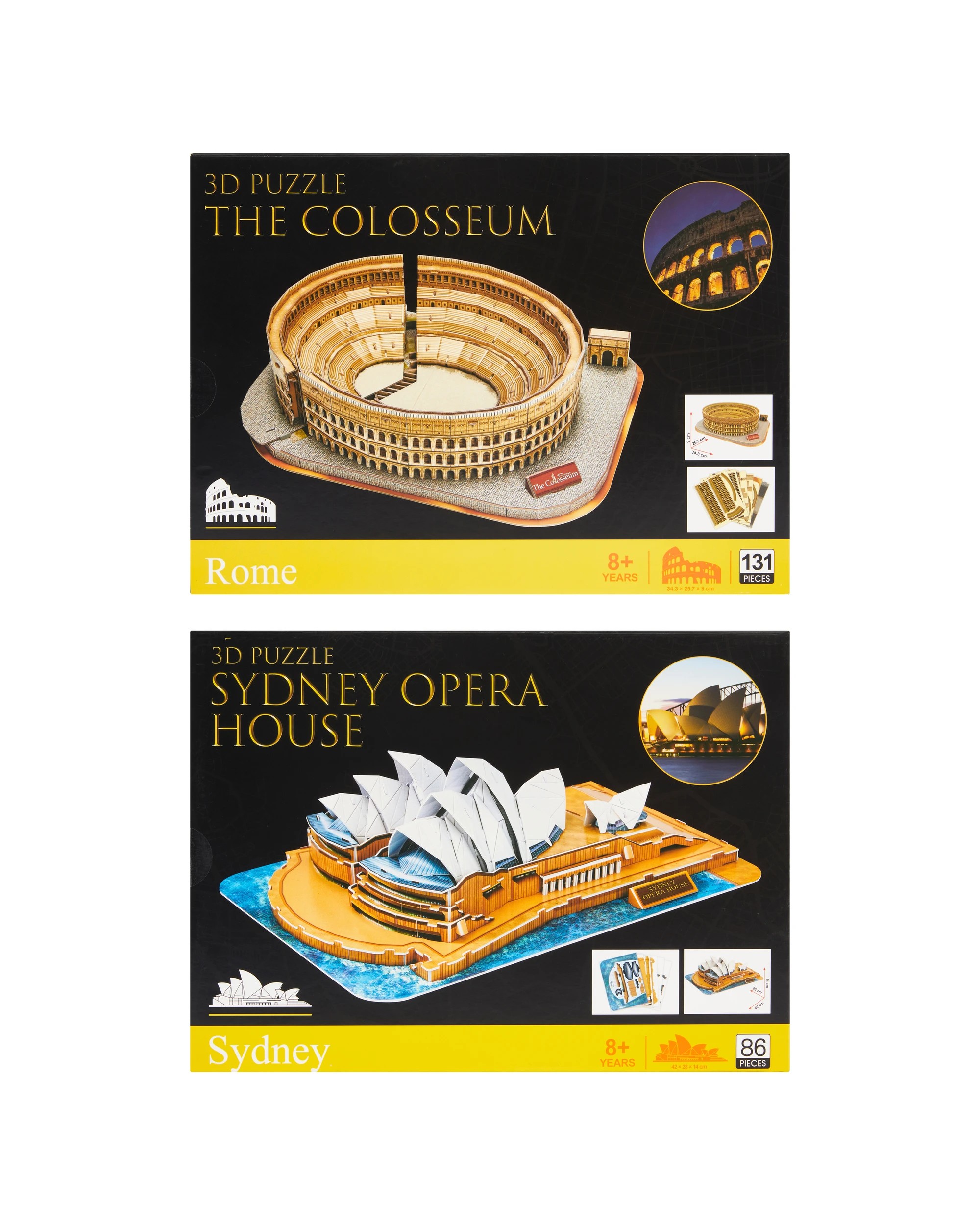 4 3D Puzzle - Assorted, 4 of 4