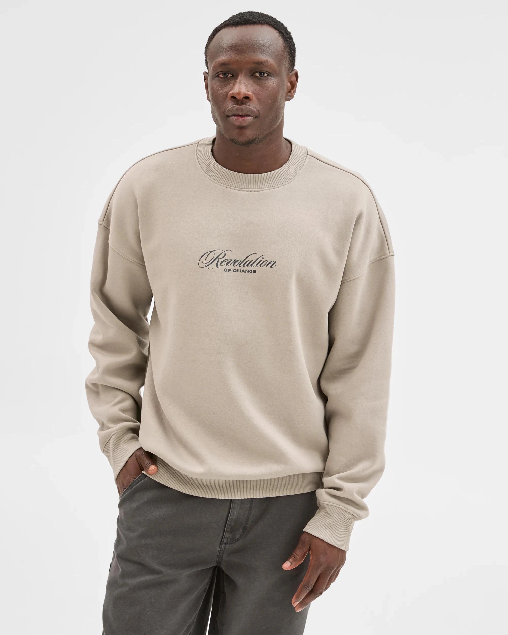 3 Commons Australian Cotton Blend Heavyweight Jumper GREY, 3 of 6