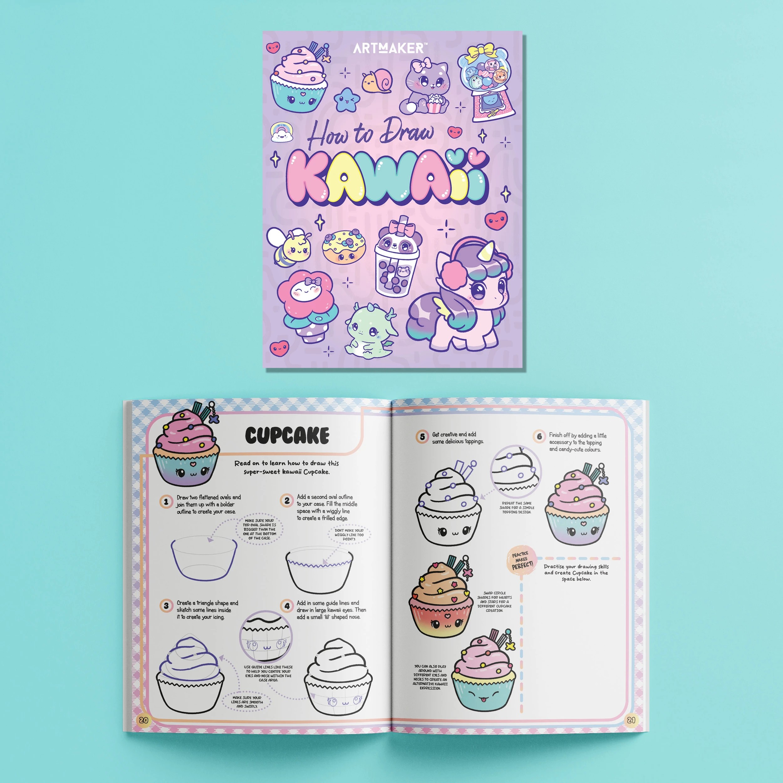 4 Art Maker How To Draw Kawaii Kit - Book, 4 of 5