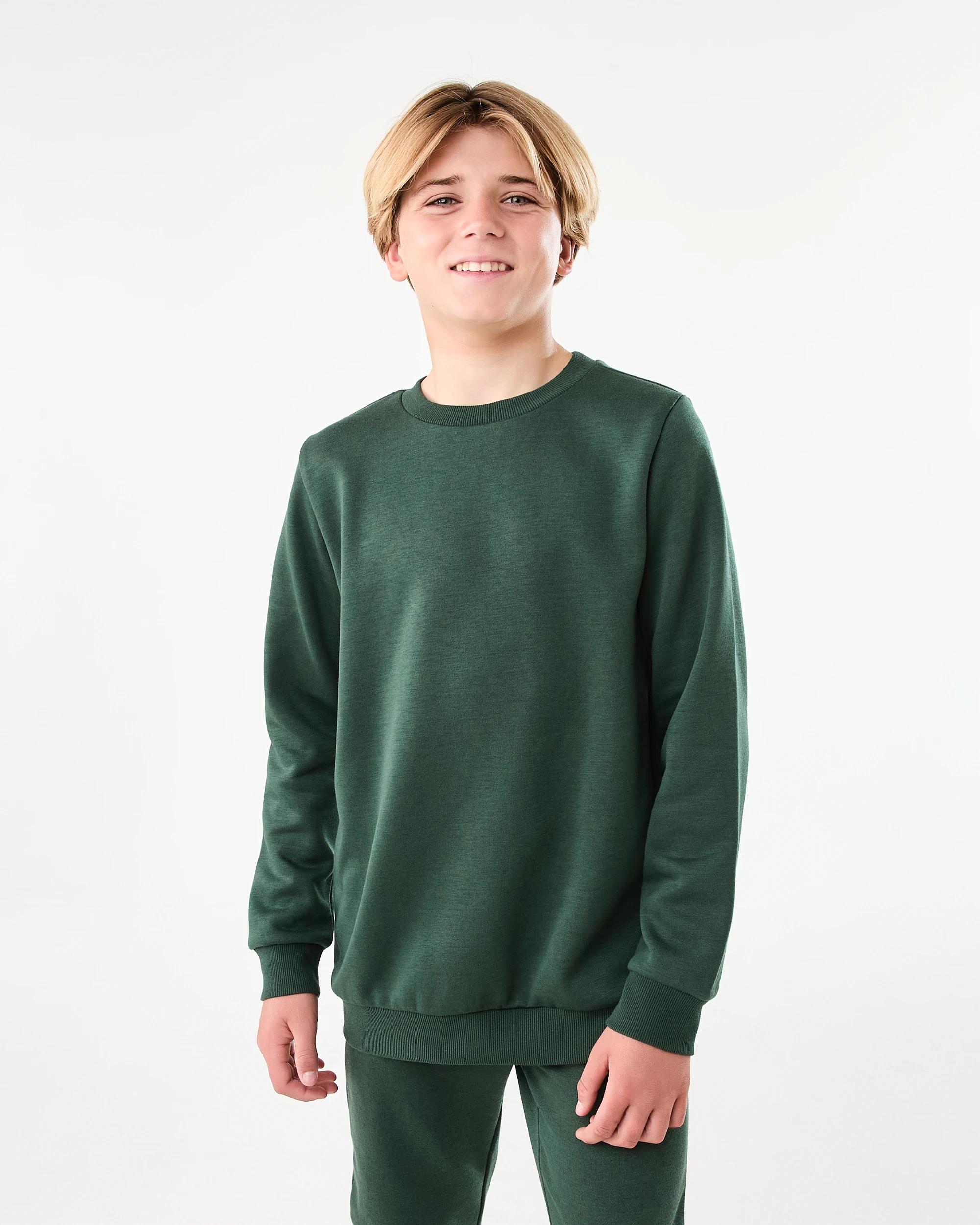 1 Basic Crew Sweatshirt Sycamore, 1 of 7
