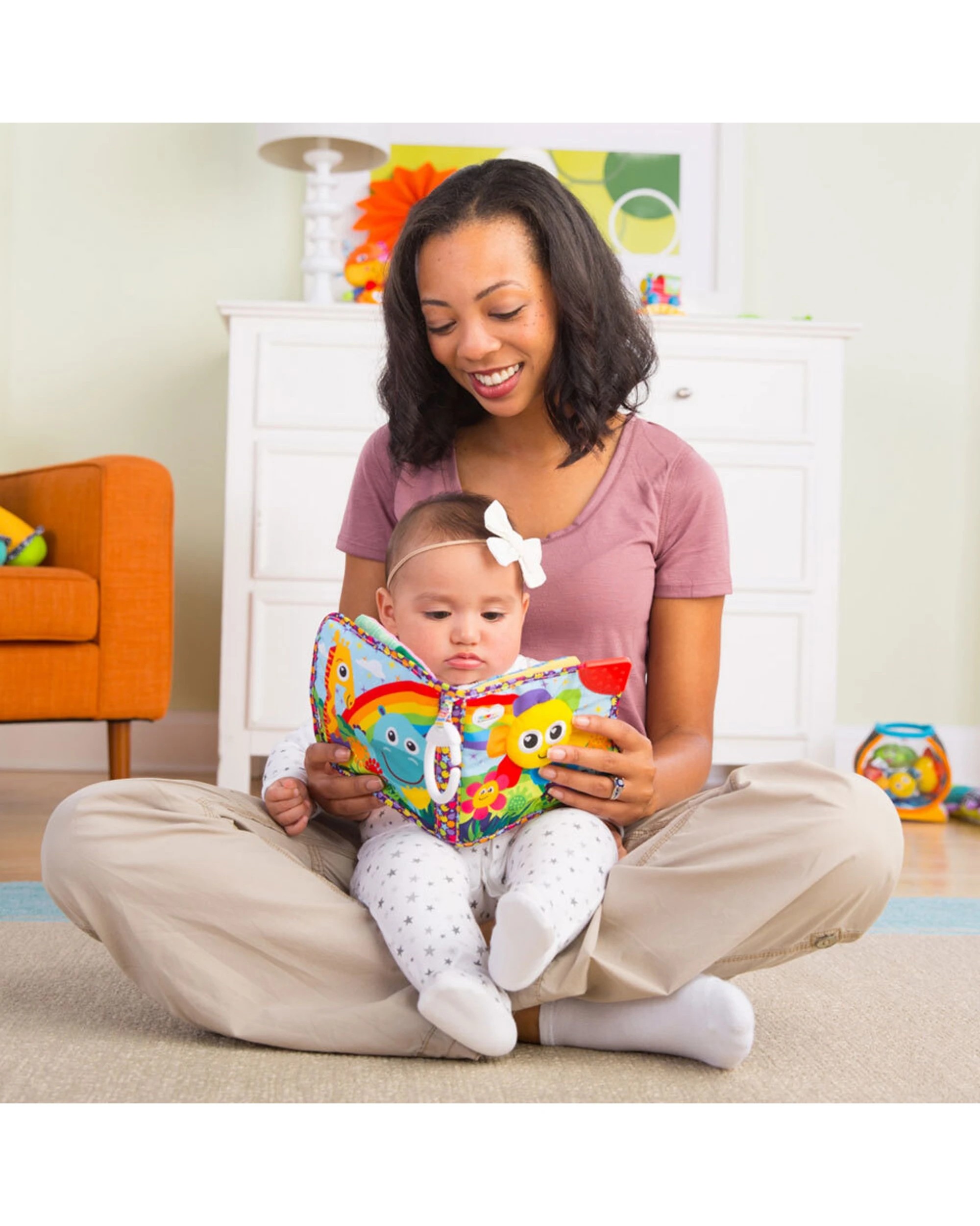 2 Lamaze Fun With Colours Soft Book Interactive Sensory Baby Toy - Multi, 2 of 3