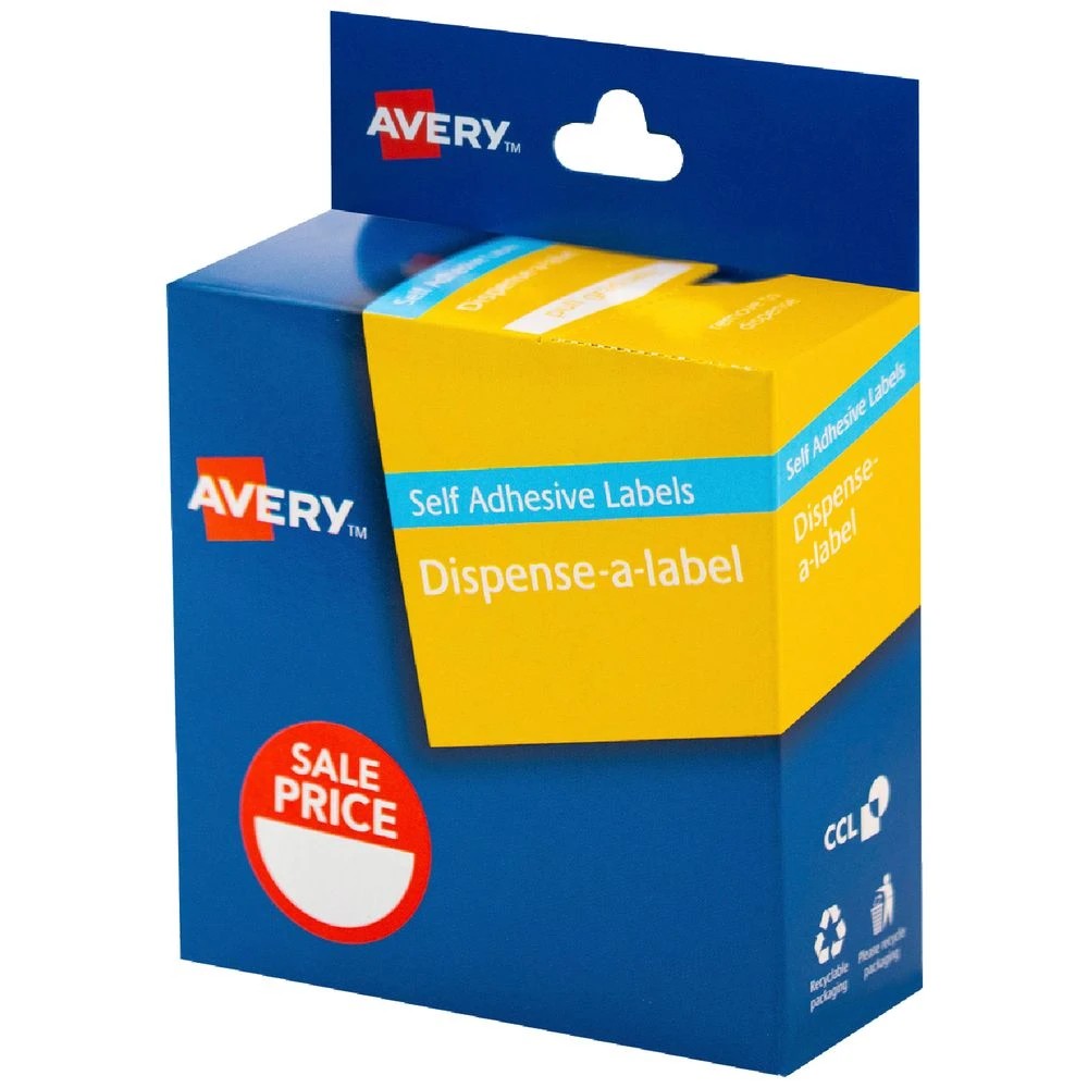 1 Avery Pre-Printed Sale Dispenser Labels 300 Pack, 1 of 2