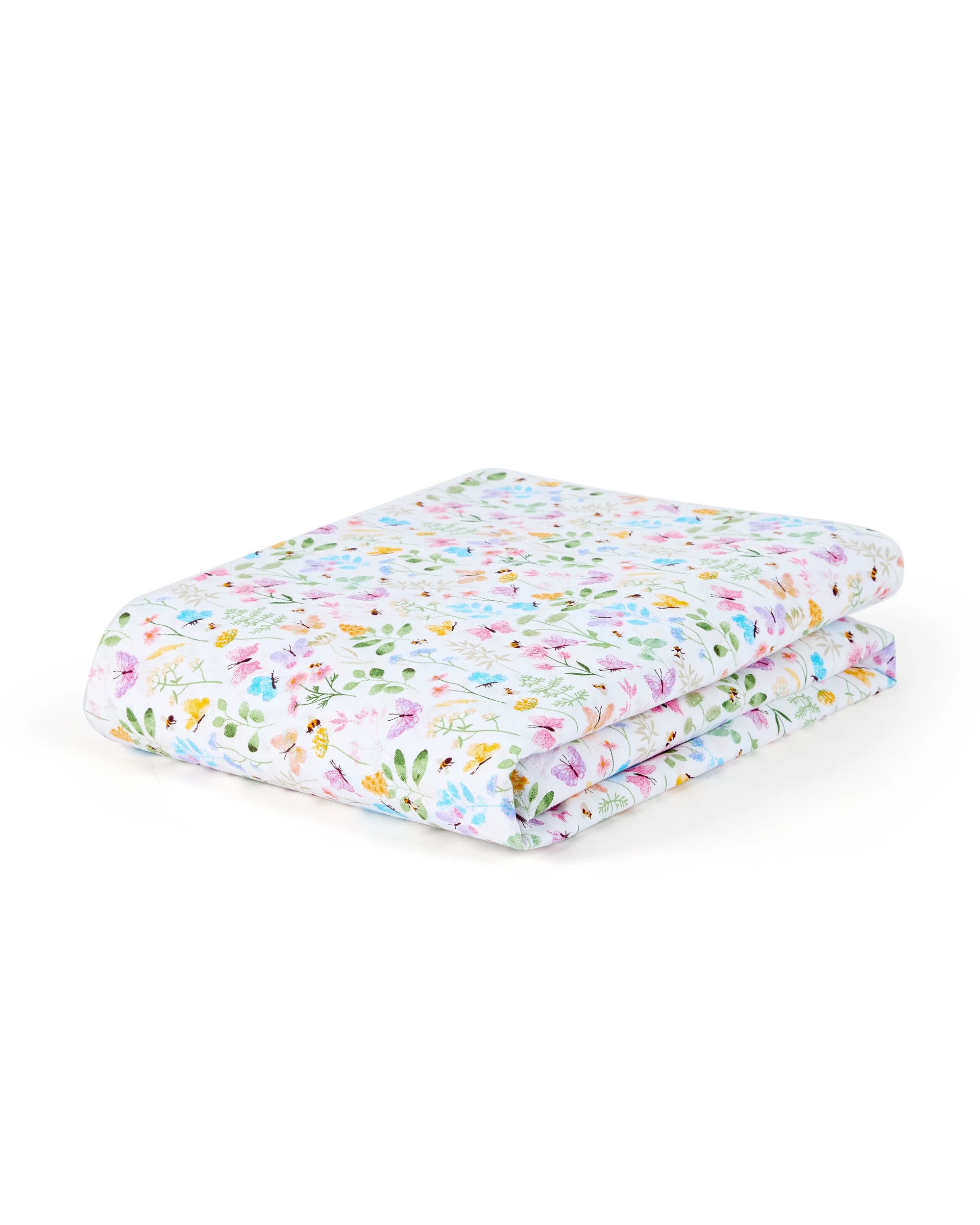 2 2 Pack Organic Cotton Fitted Cot Sheets, 2 of 6