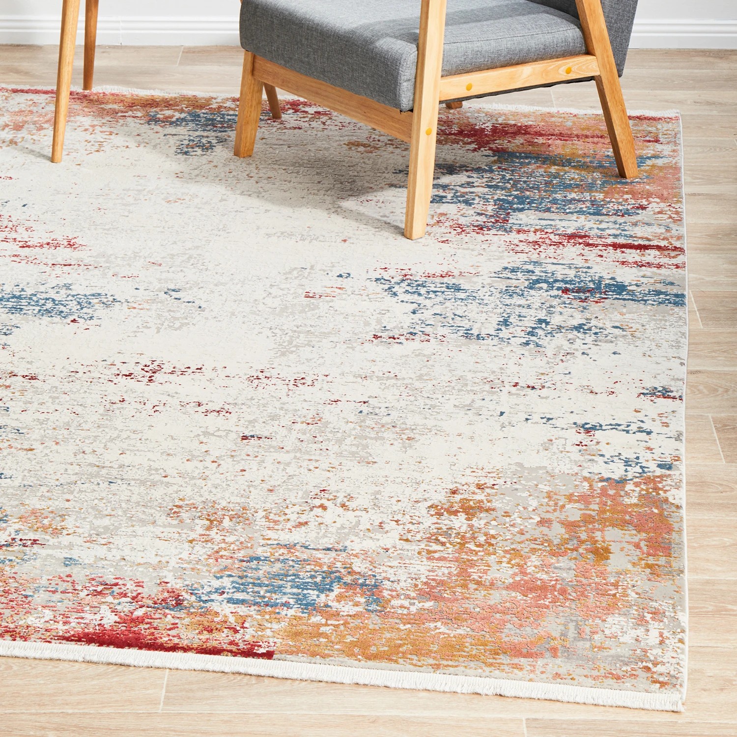 4 Common Ground Rugs Glimmers 109 330x240cm - Extra Large Bamboo Silk Floor Rug - Multi, 4 of 9