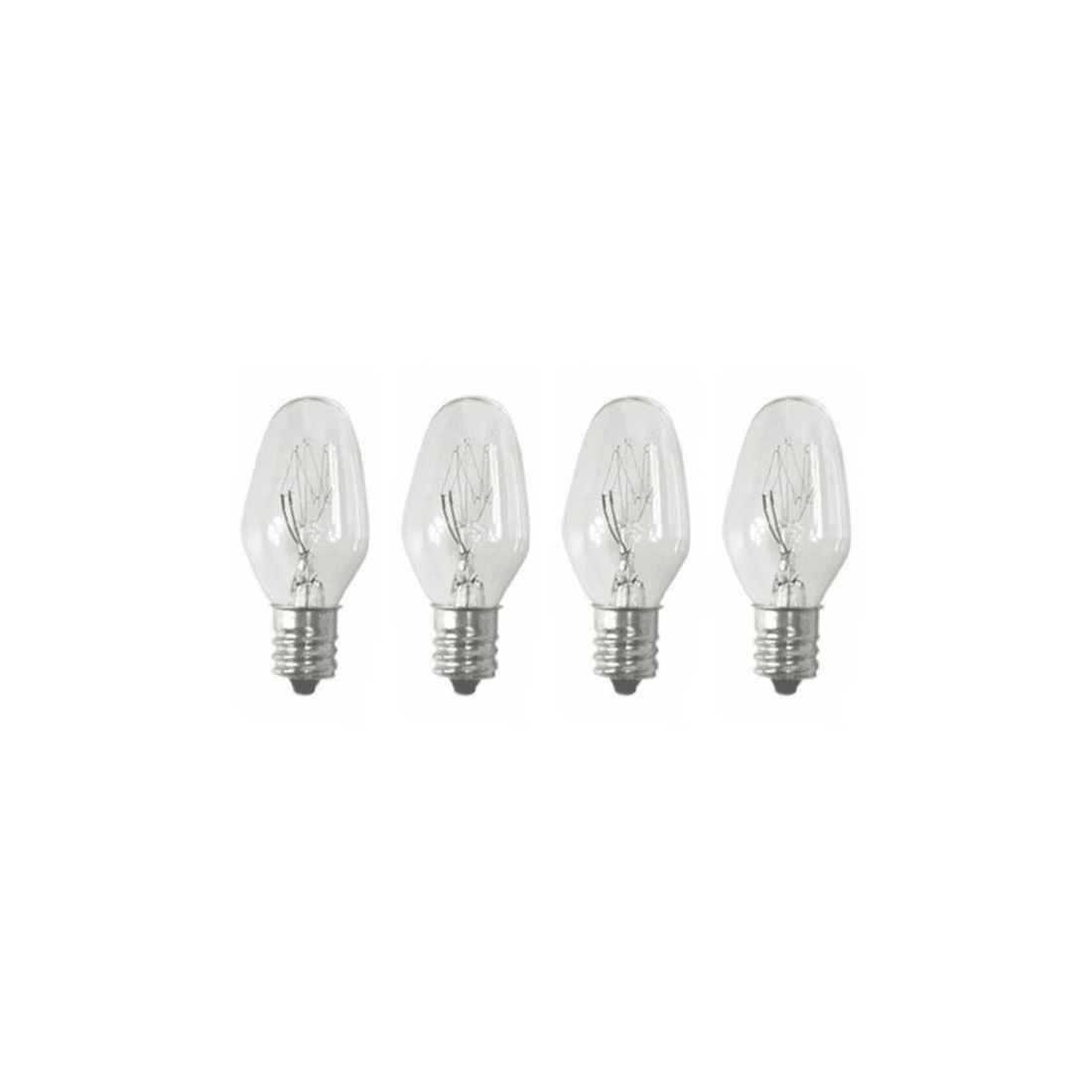 3 Sansai 4pk 7w/240v E12 Replacement Bulb Clear For Night Light Db-458/db-459
 - Clear, 3 of 3