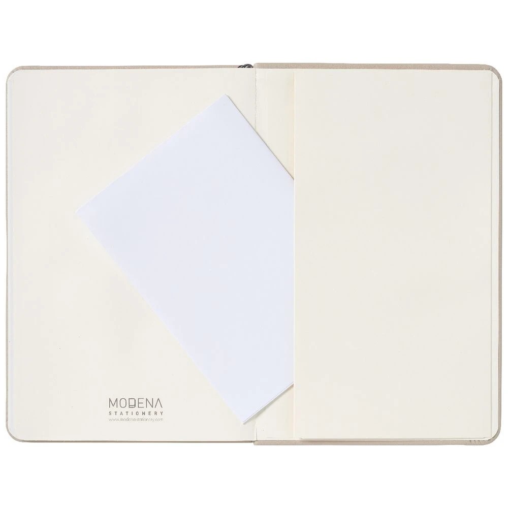 5 Modena A5 PU Plain Notebook Beige, 5 of 5