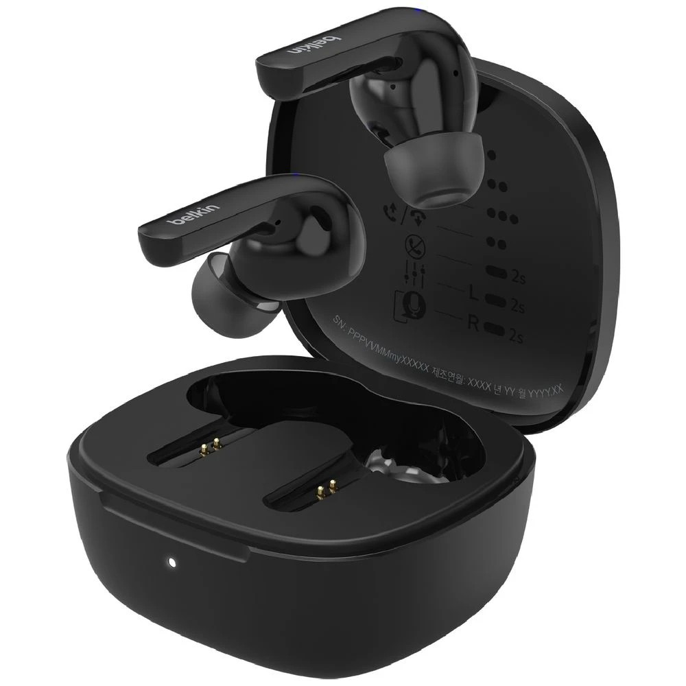 2 Belkin SoundForm Motion True Wireless Earbuds Black, 2 of 7