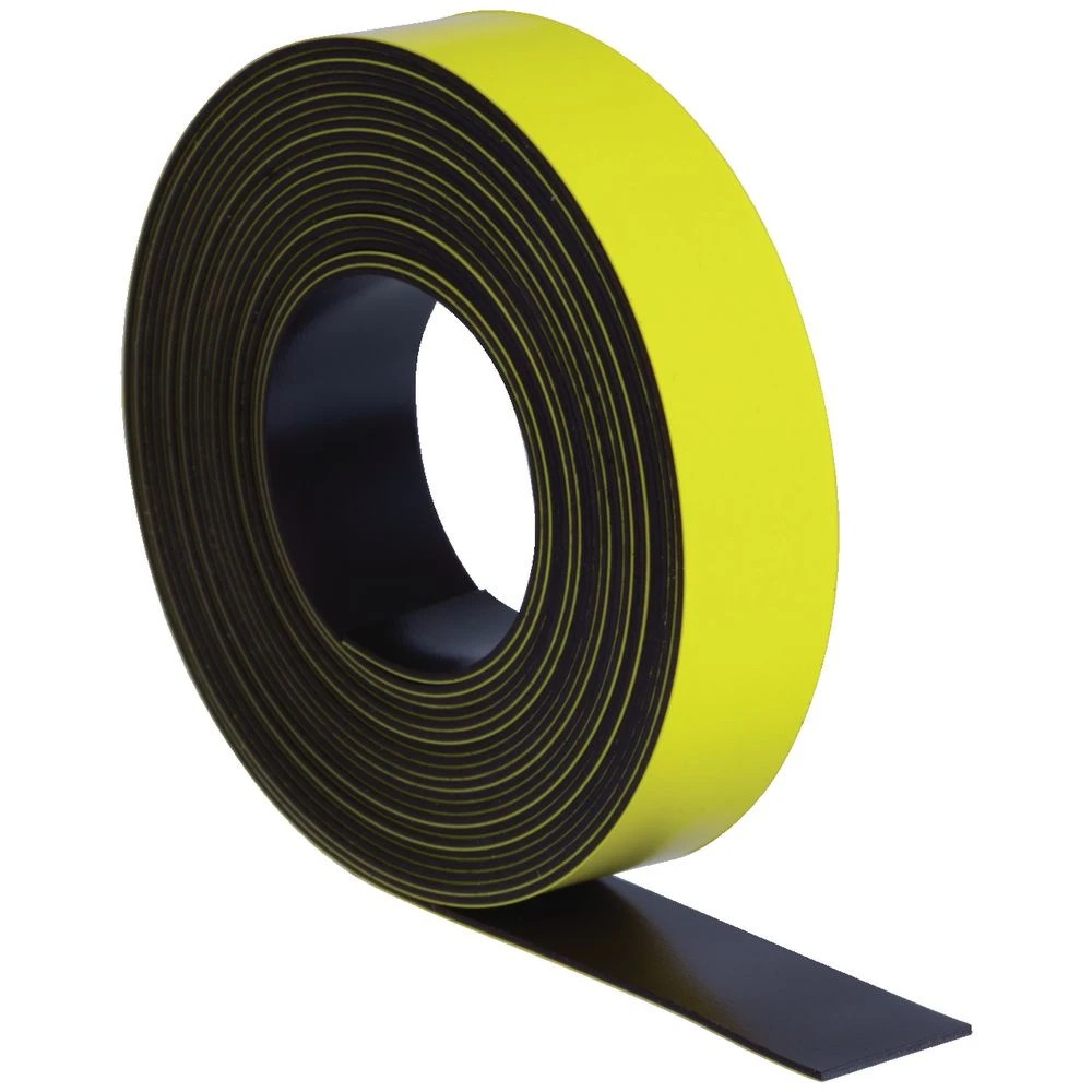 4 J.Burrows Magnetic Tape 14mm x 3m Yellow, 4 of 4