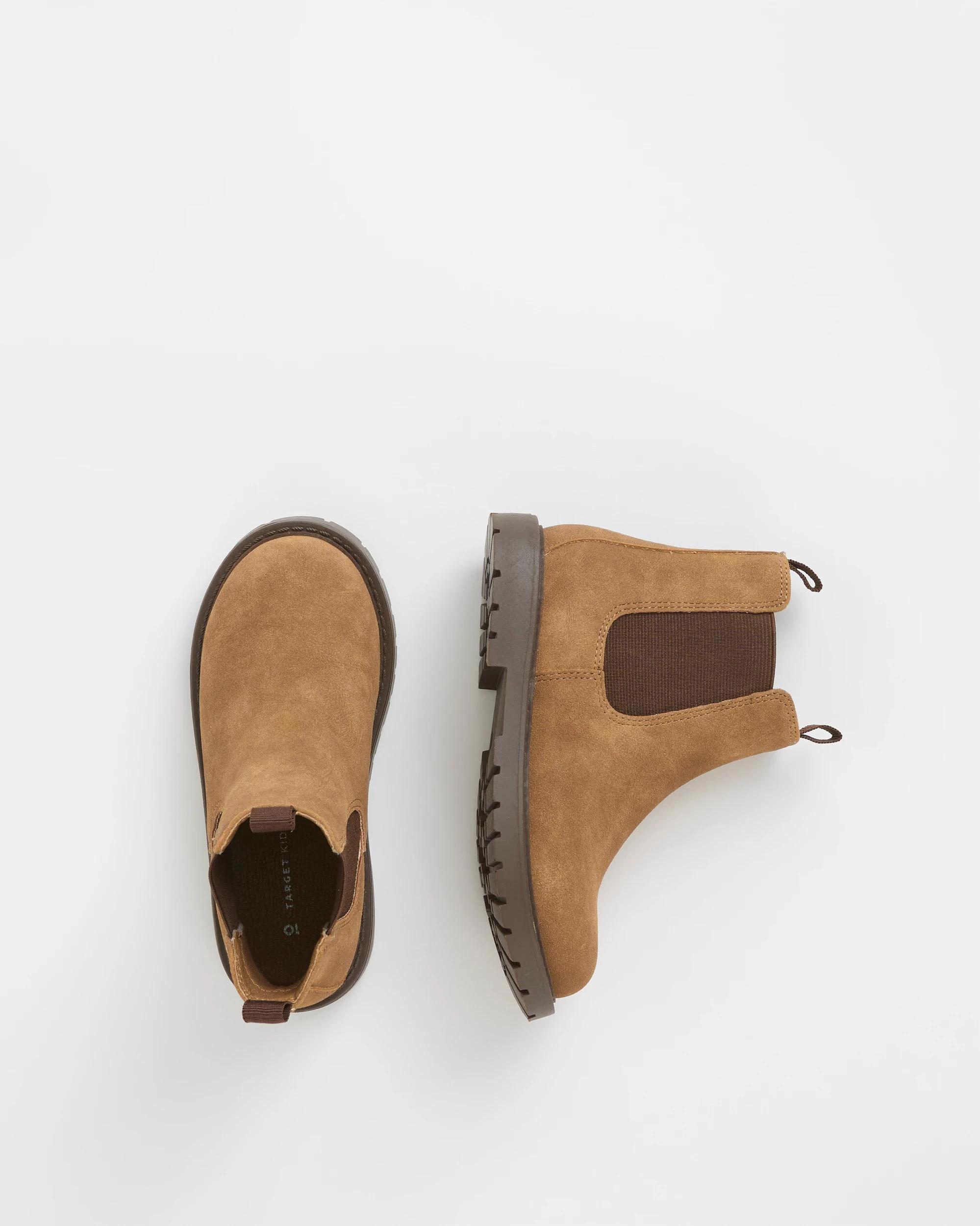 2 Target Kids Elastic Chelsea Boot BROWN, 2 of 3