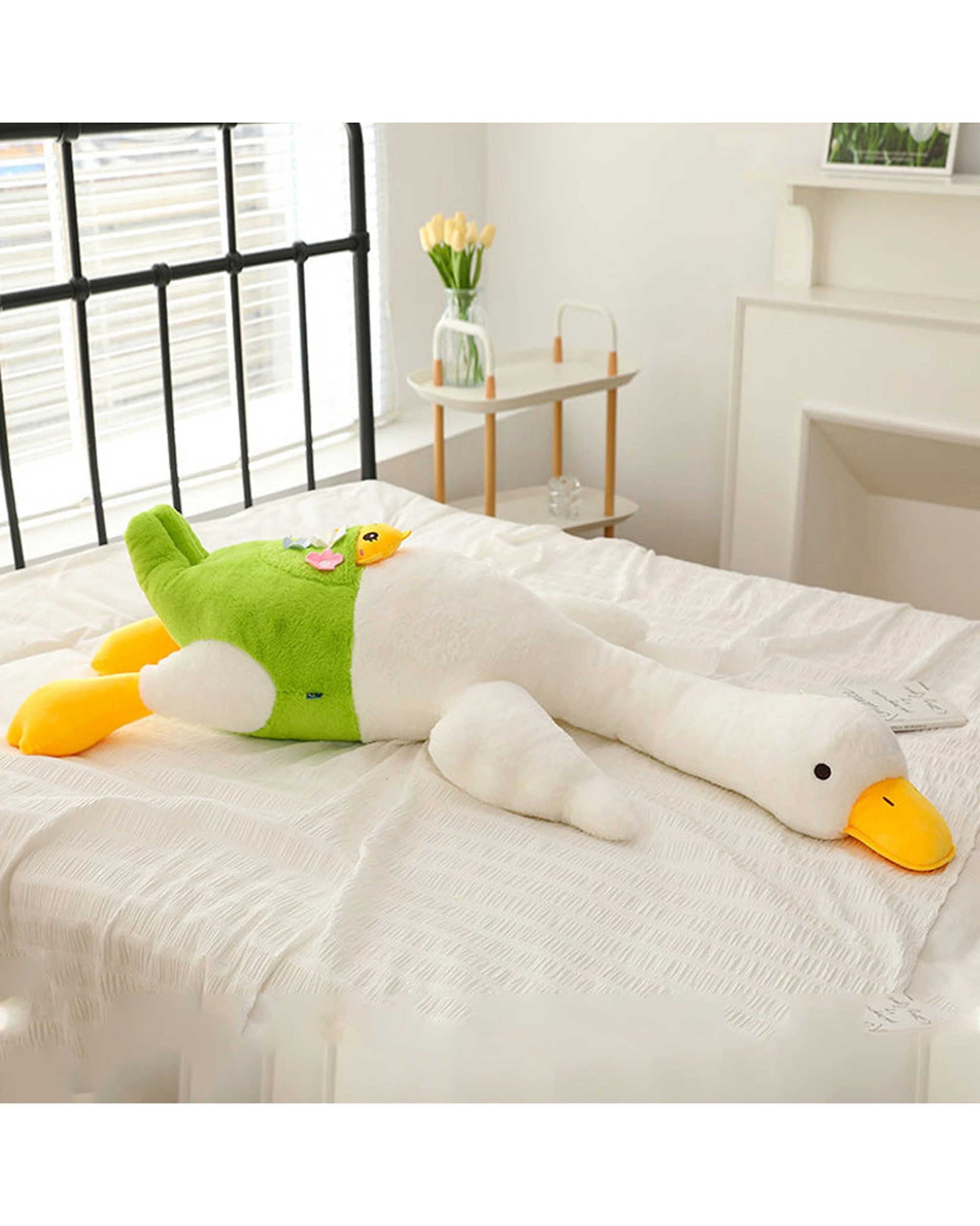 3 Cotton More Jumbo Goose Plush Toy Stuffed Animal 115cm - White, 3 of 5