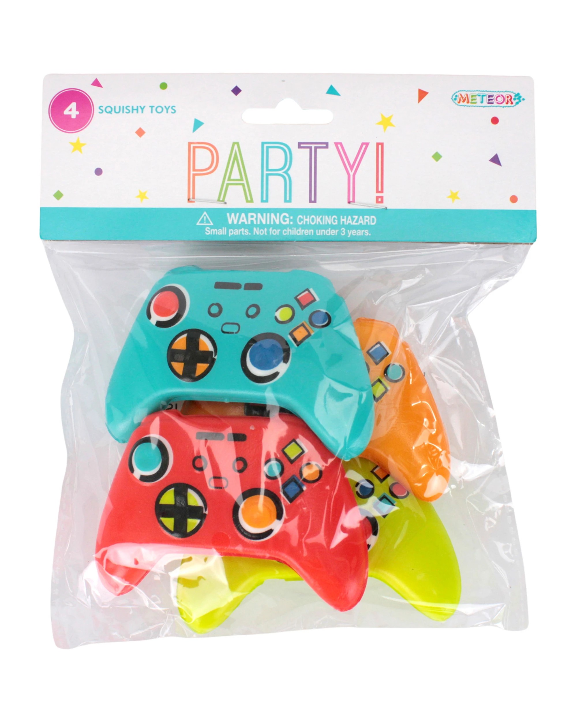 3 Unique Squishy Gaming Controllers Pack of 4, 3 of 4