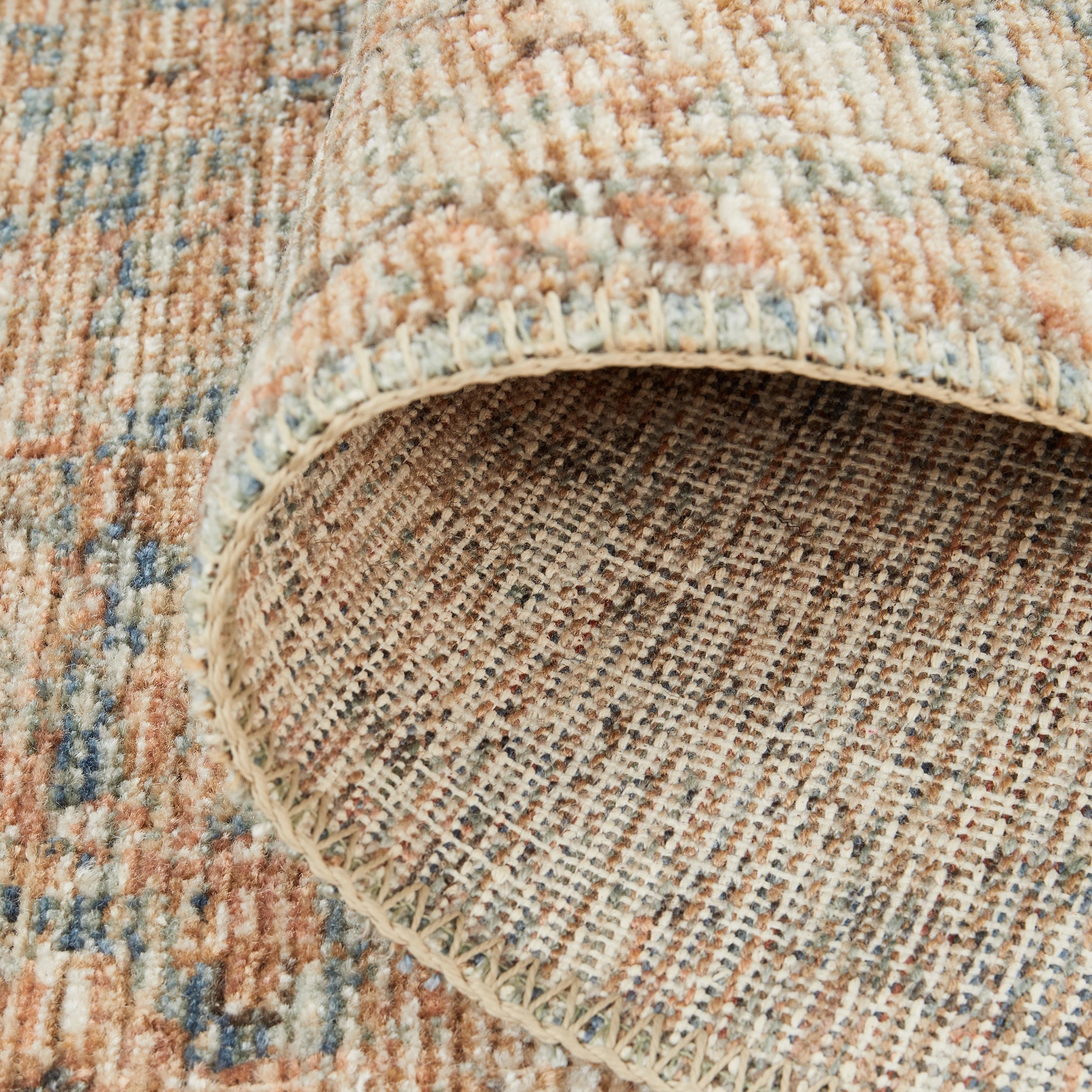 6 Common Ground Rugs Heirloom 15 285x80cm - Medium Runner Rug - Blue, 6 of 7