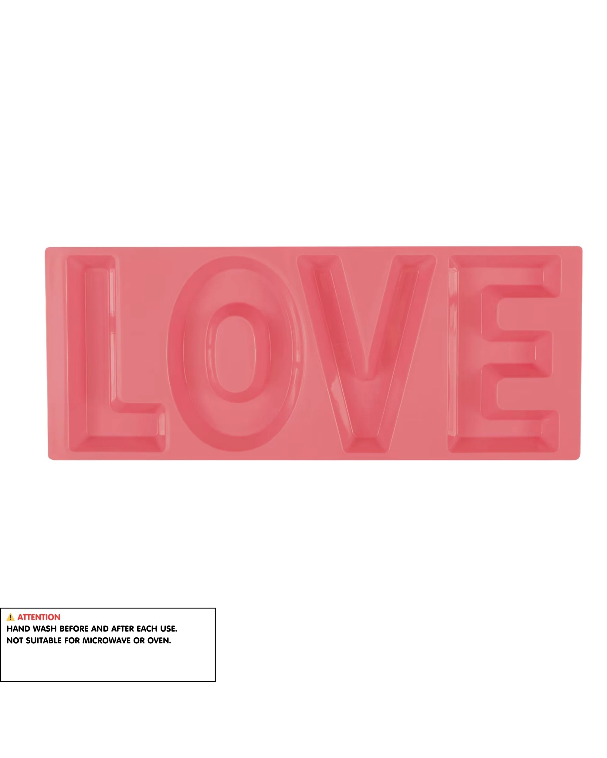 3 Meteor Love Plastic Serving Tray - Pink, 3 of 3