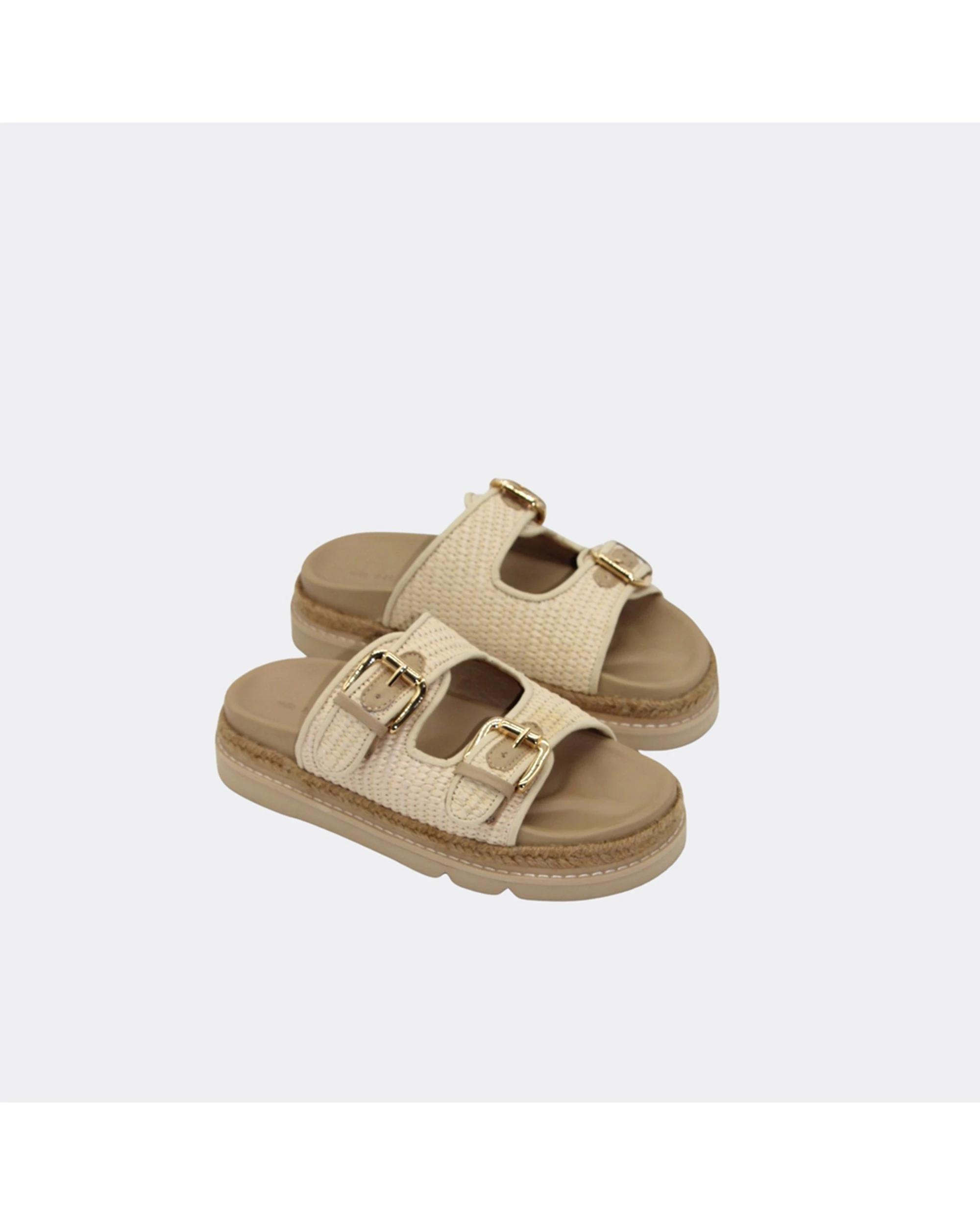 4 Human Shoes Maple Women's Platform Sandals Adjustable Padded Natural NATURAL, 4 of 4