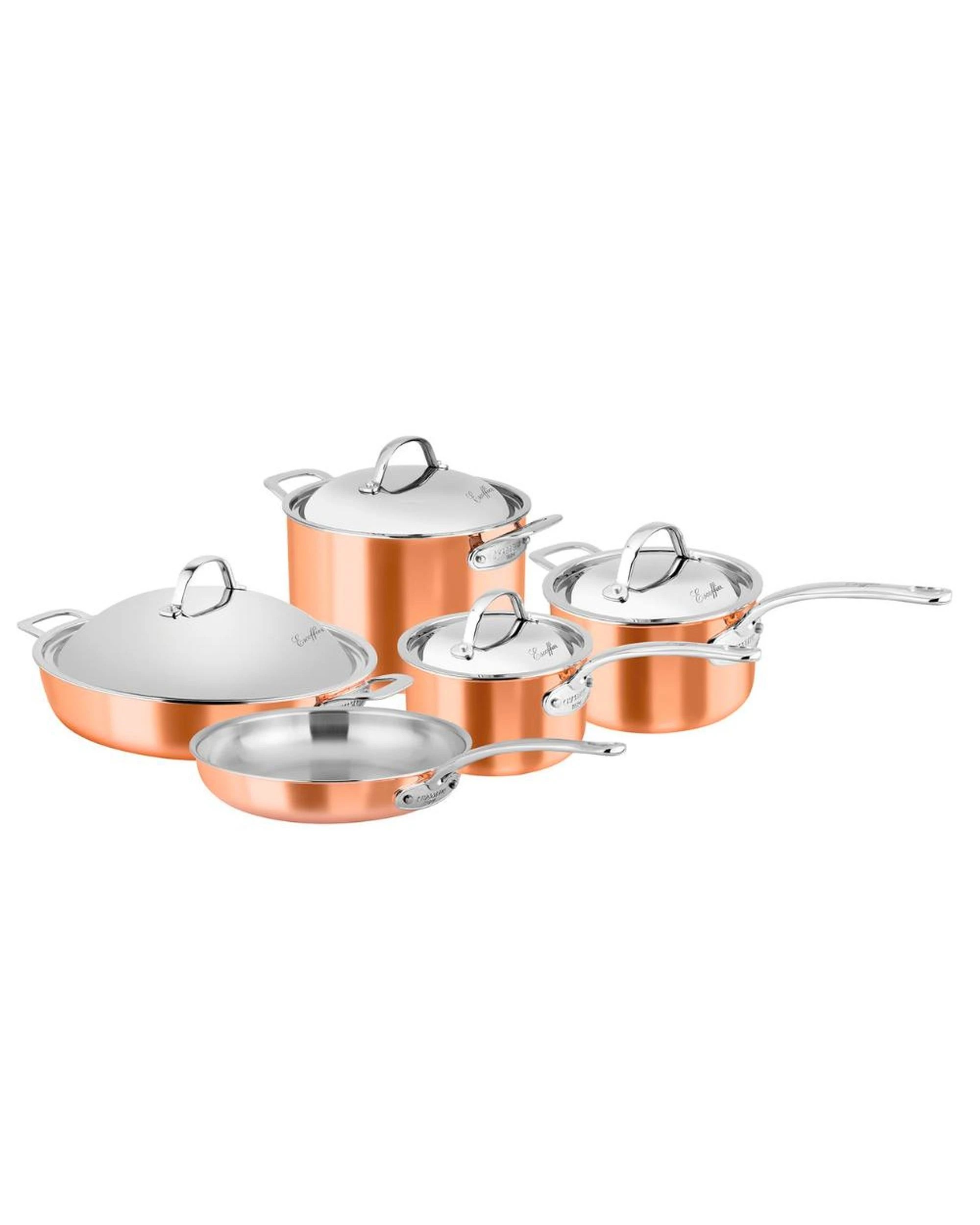 1 Chasseur Escoffier 5pc Induction Copper Cookware Set, 1 of 1
