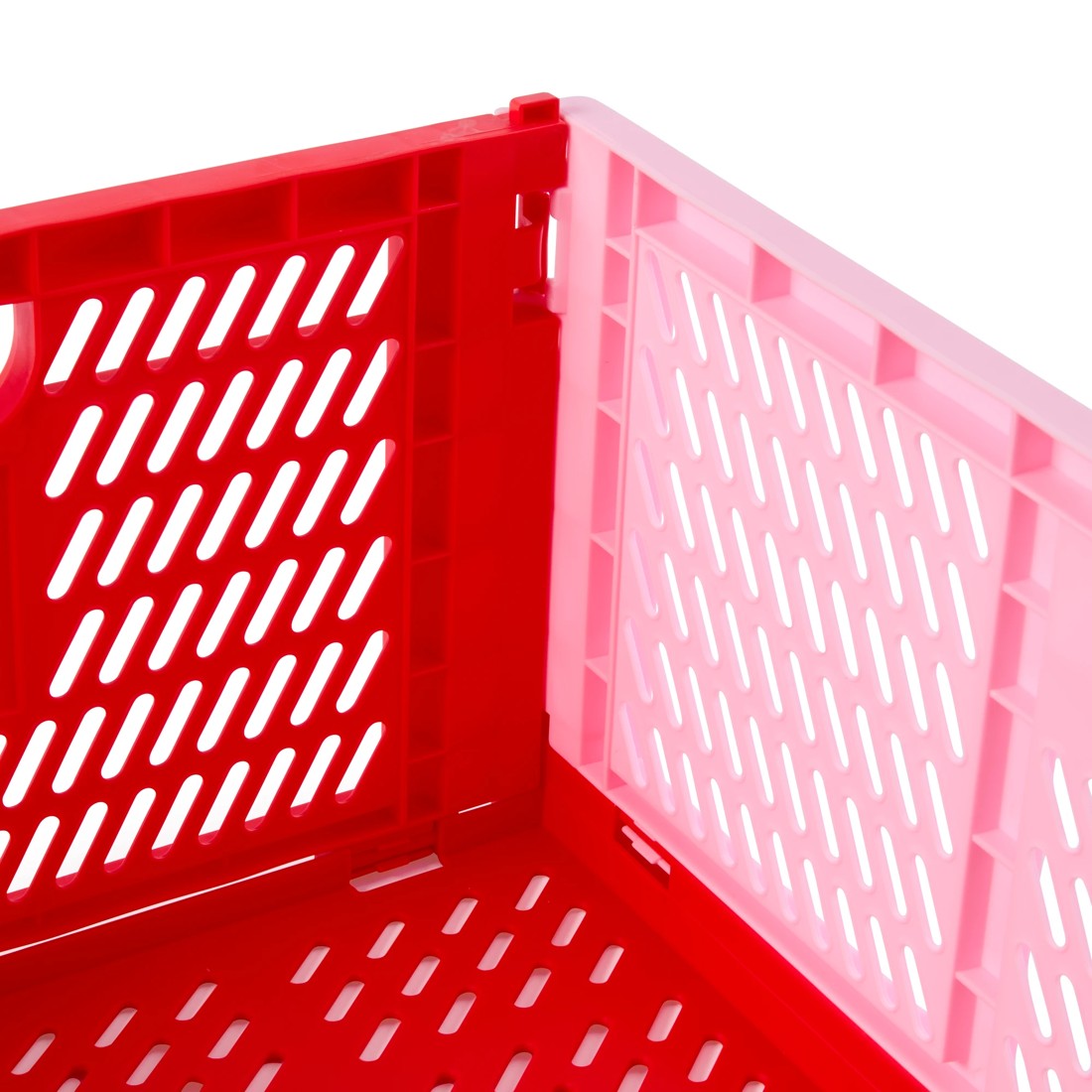 8 30L Collapsible Crate - Large, Red, 8 of 10