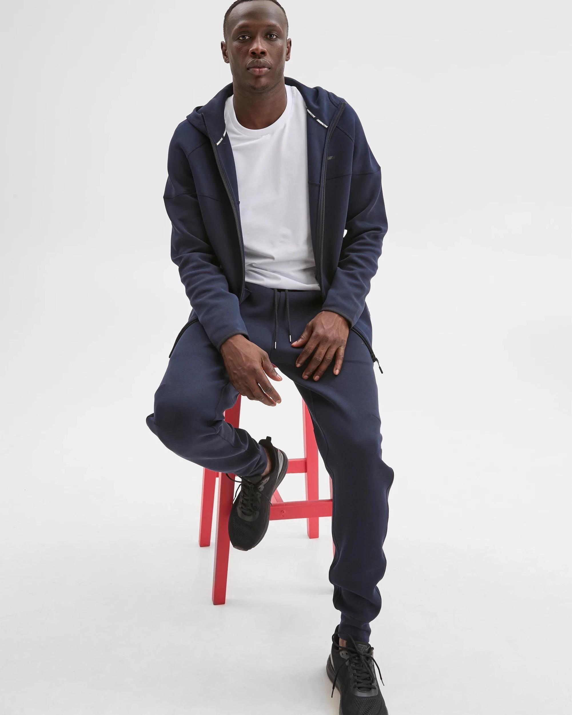 1 Target Active Active Australian Cotton Blend Tech Pants NAVY, 1 of 5