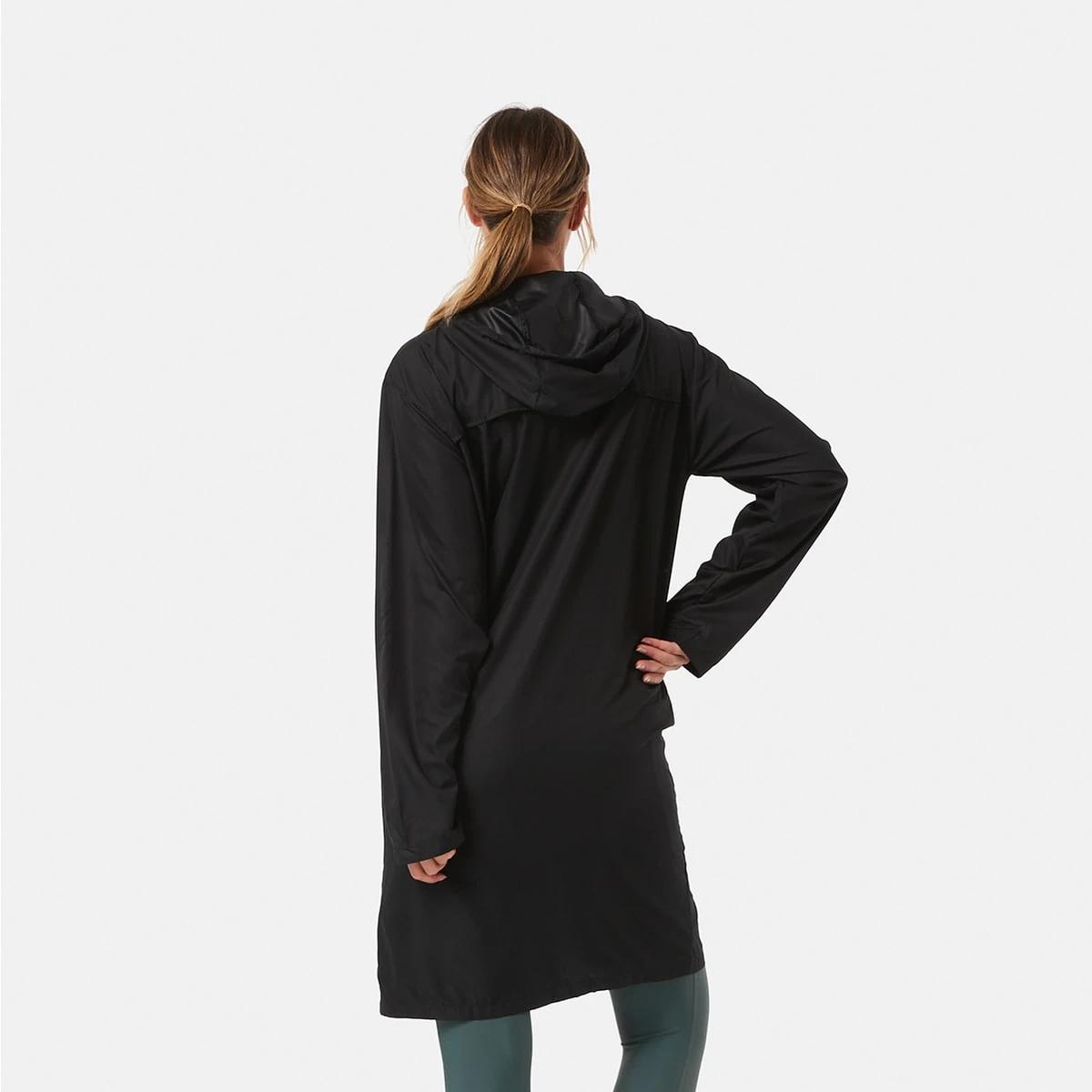 5 Active Unisex Packable Raincoat BLACK, 5 of 10