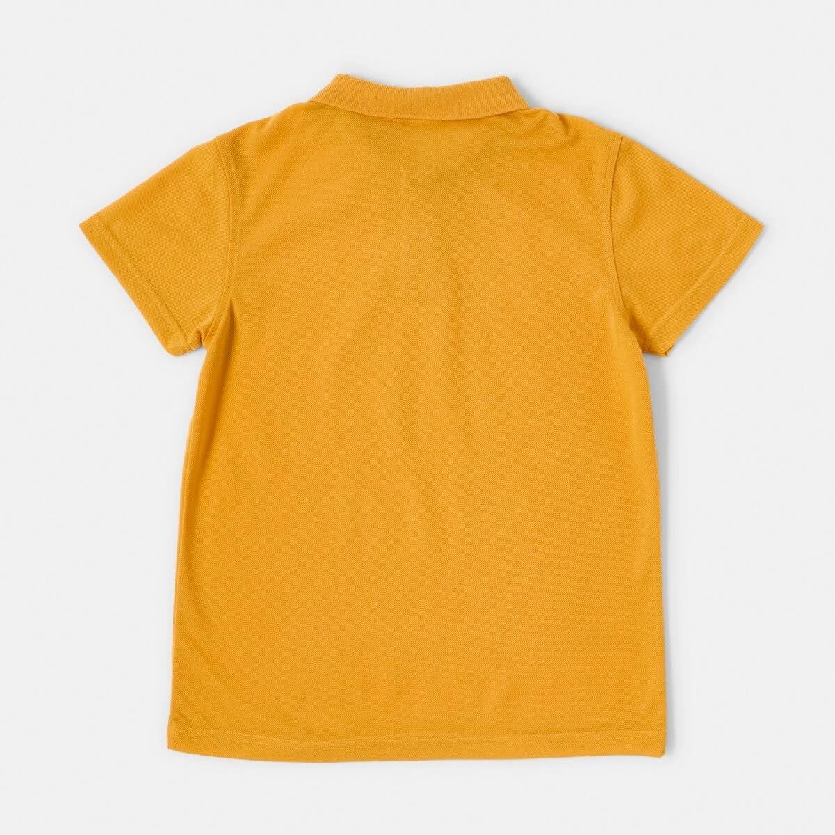 8 School Polo T-shirt Gold, 8 of 8