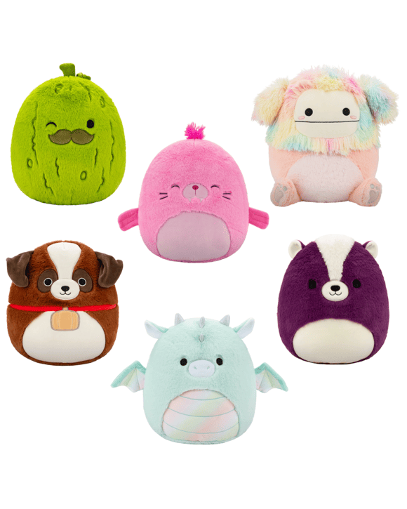 30cm Original Squishmallows Fuzzamallows Plush Toy - Assorted