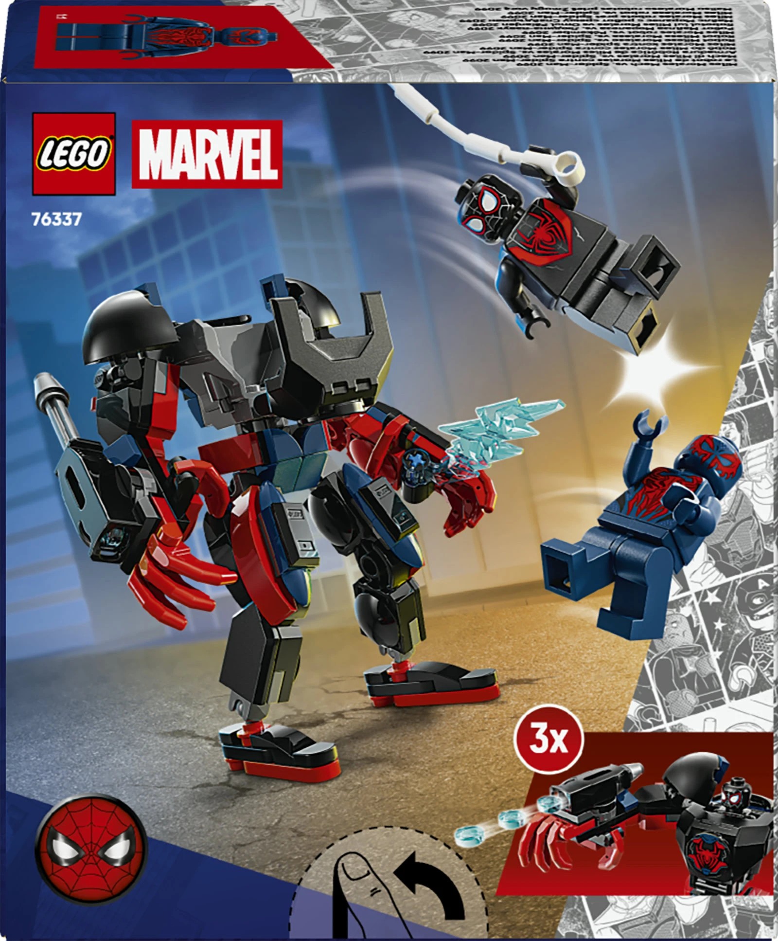 10 LEGO Super Heroes Miles Morales Mech vs. Spider-Man 2099 76337, 10 of 10