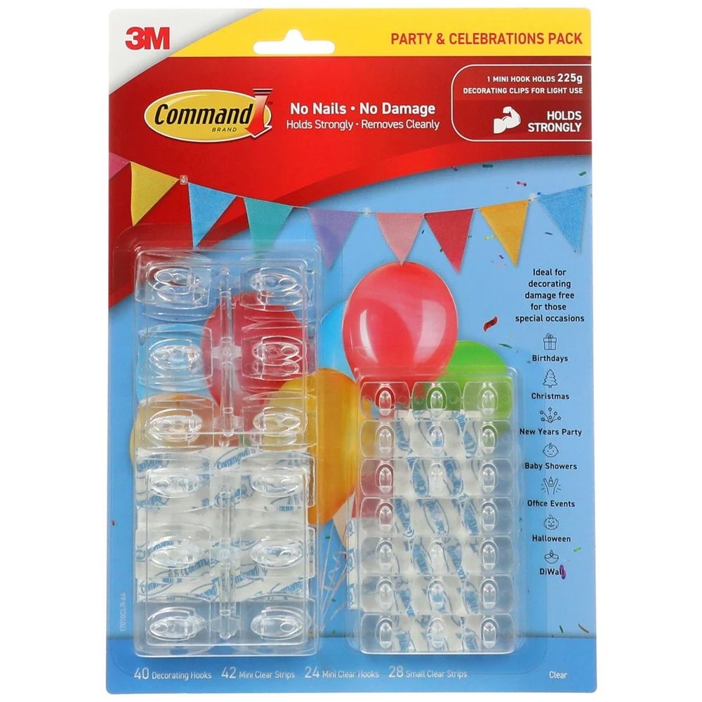 1 3M Command Hooks Party and Celebrations 64 Pack, 1 of 1